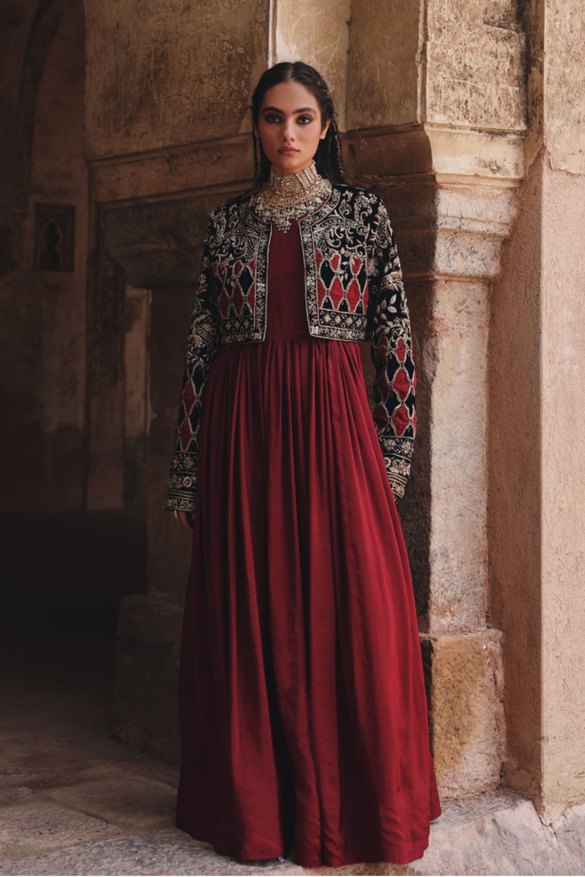 Mehtaab Anarkali Set