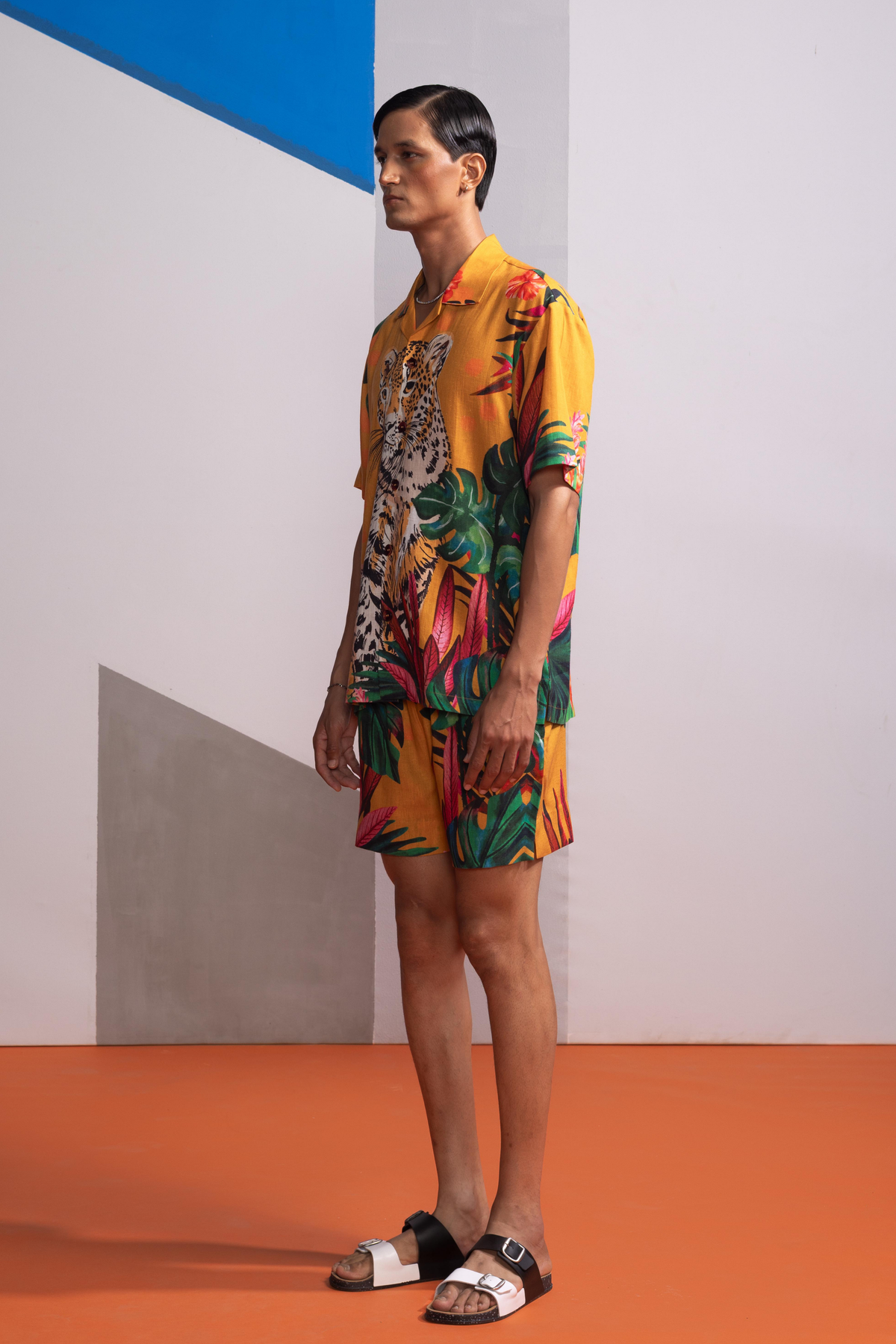 Feral Flora Mustard Shirt