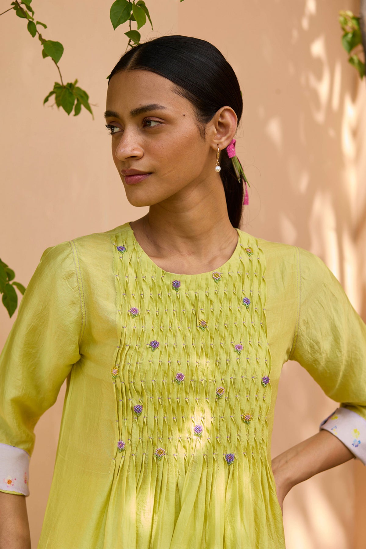 Radiant Lime Kurta Set