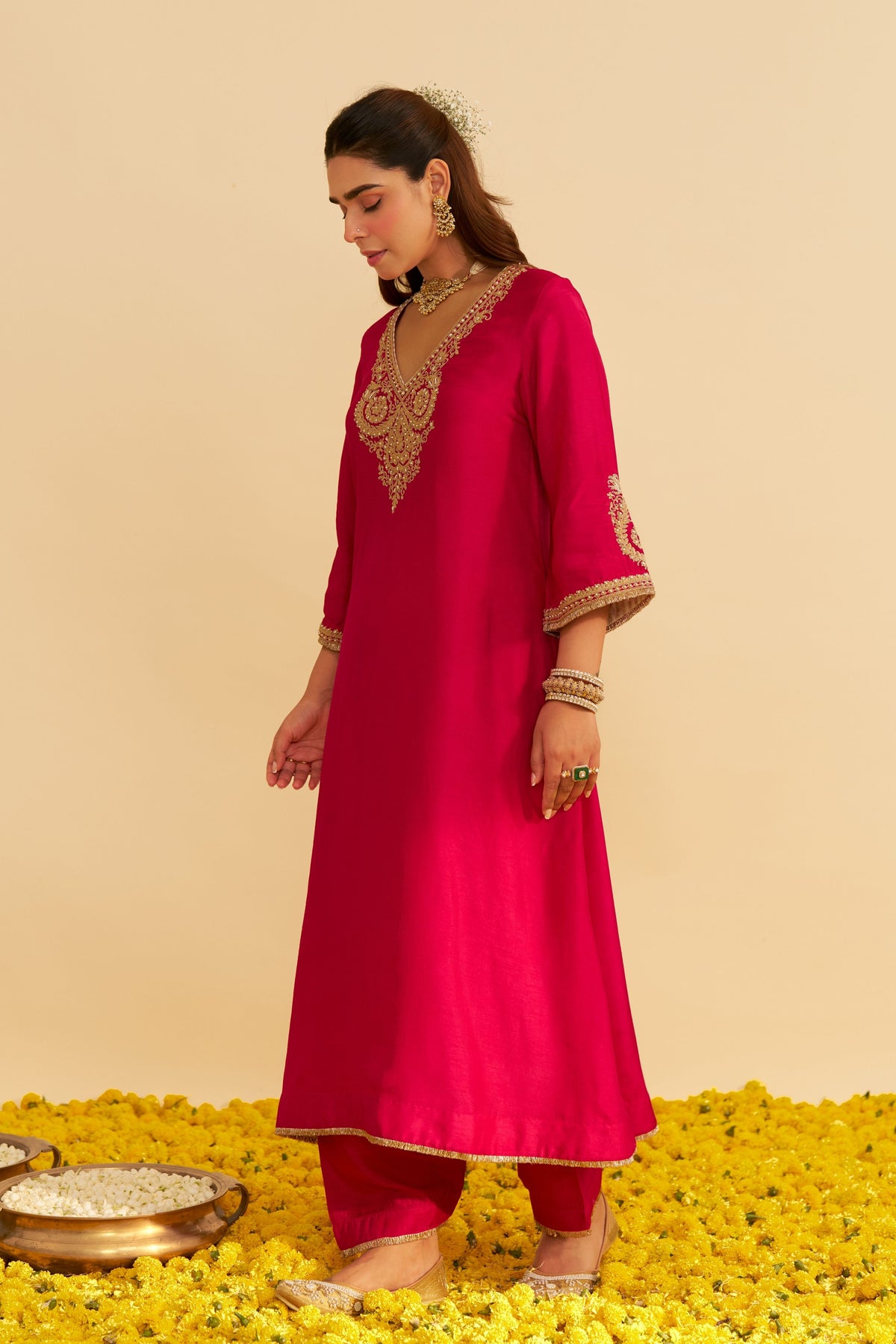 Haayat Kaftan With Salwar
