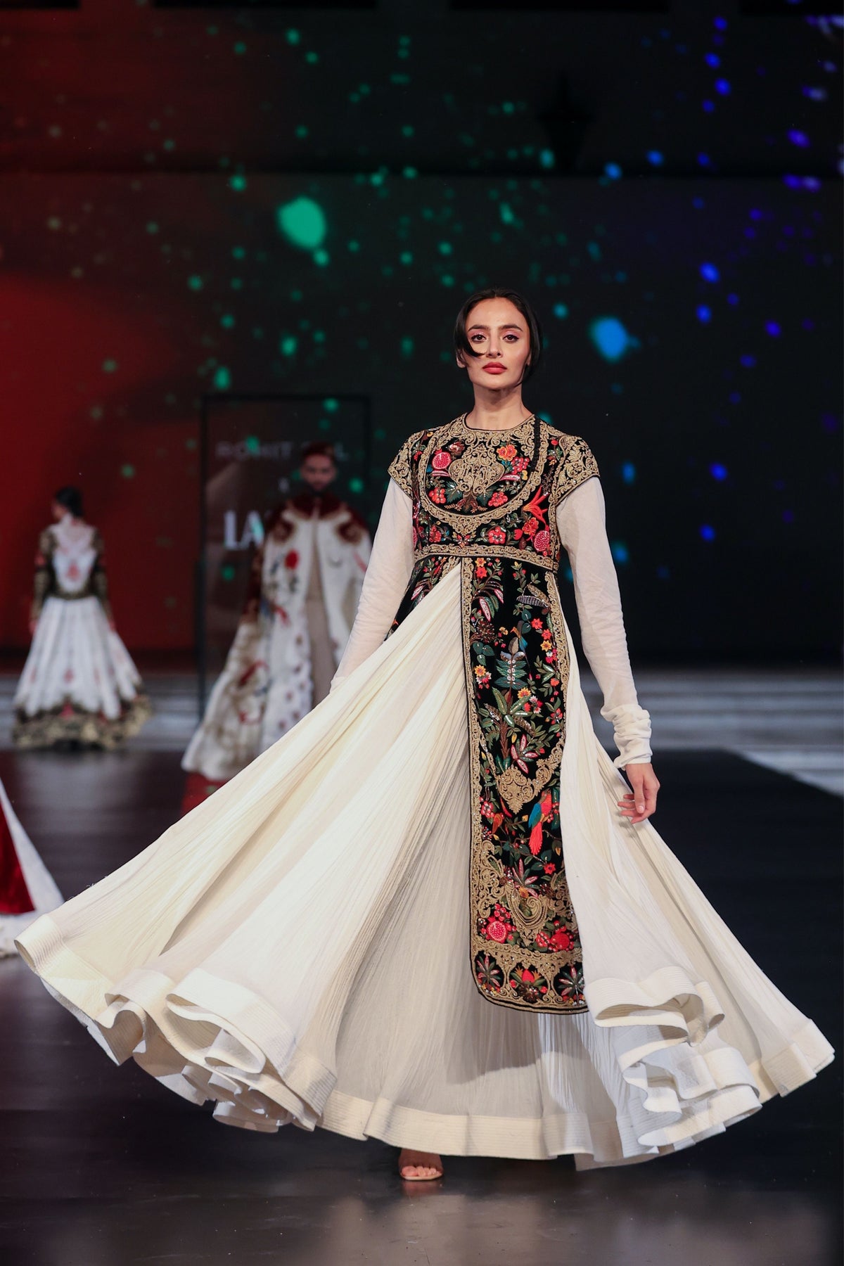 Velvet Chanderi Anarkali Set