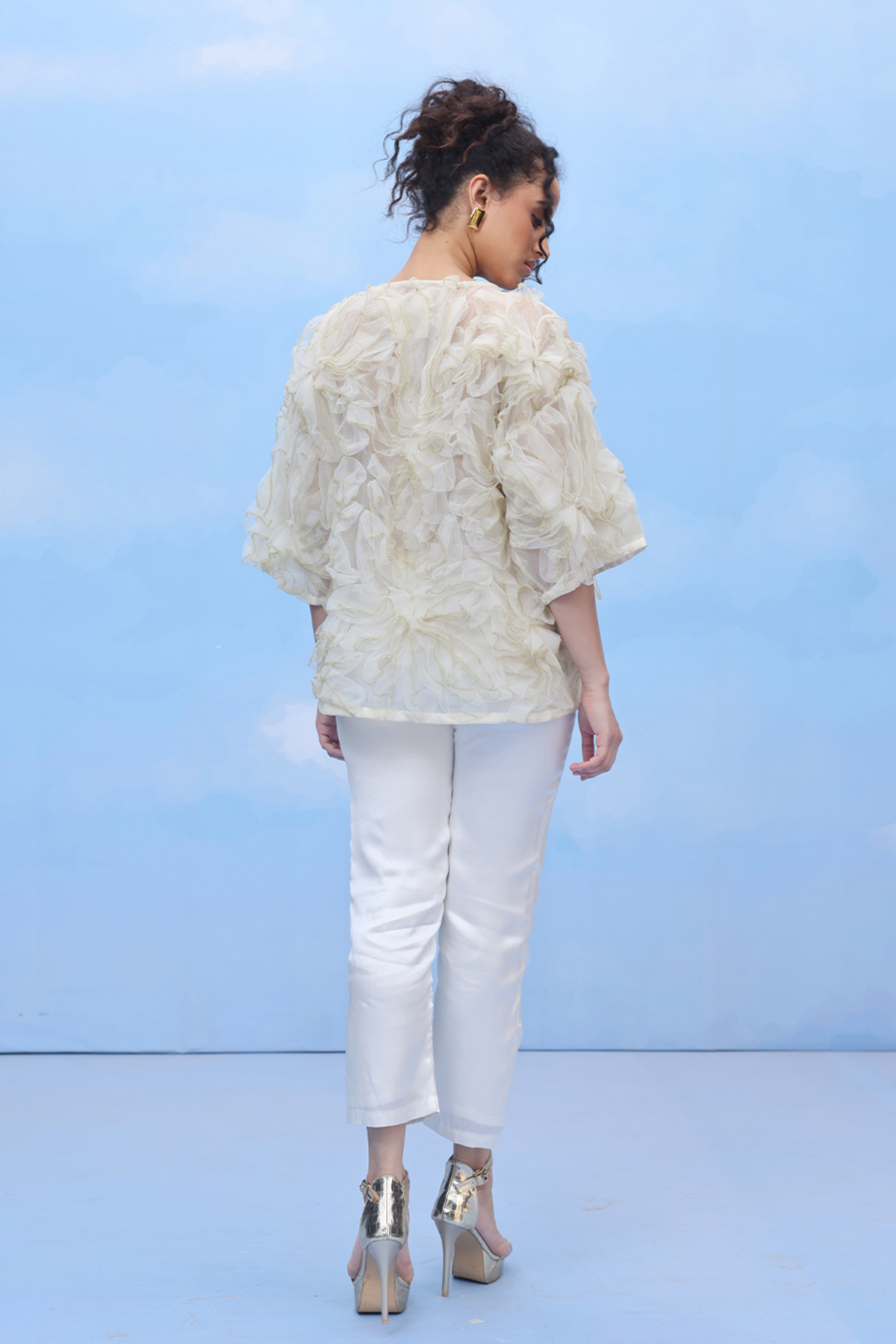Lime Grande Petal Shirt