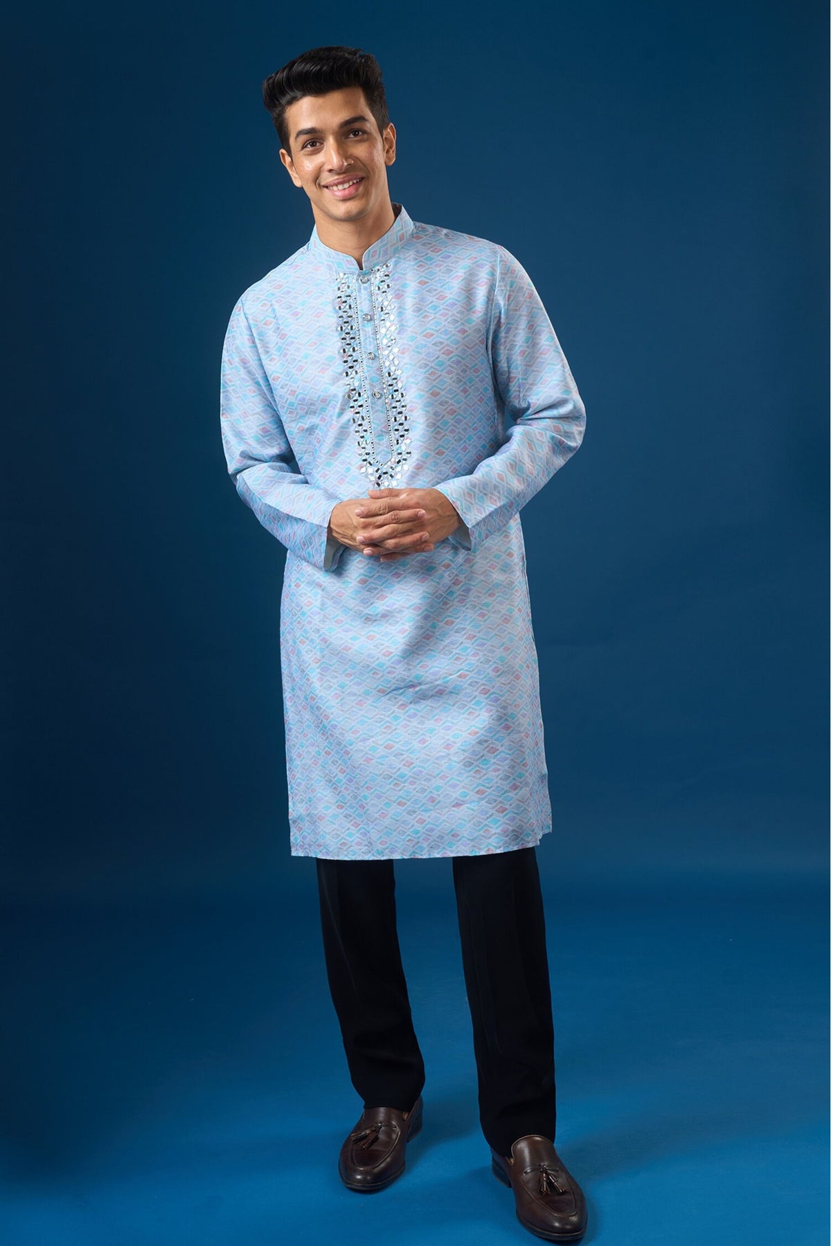 Sky Blue Kurta Set