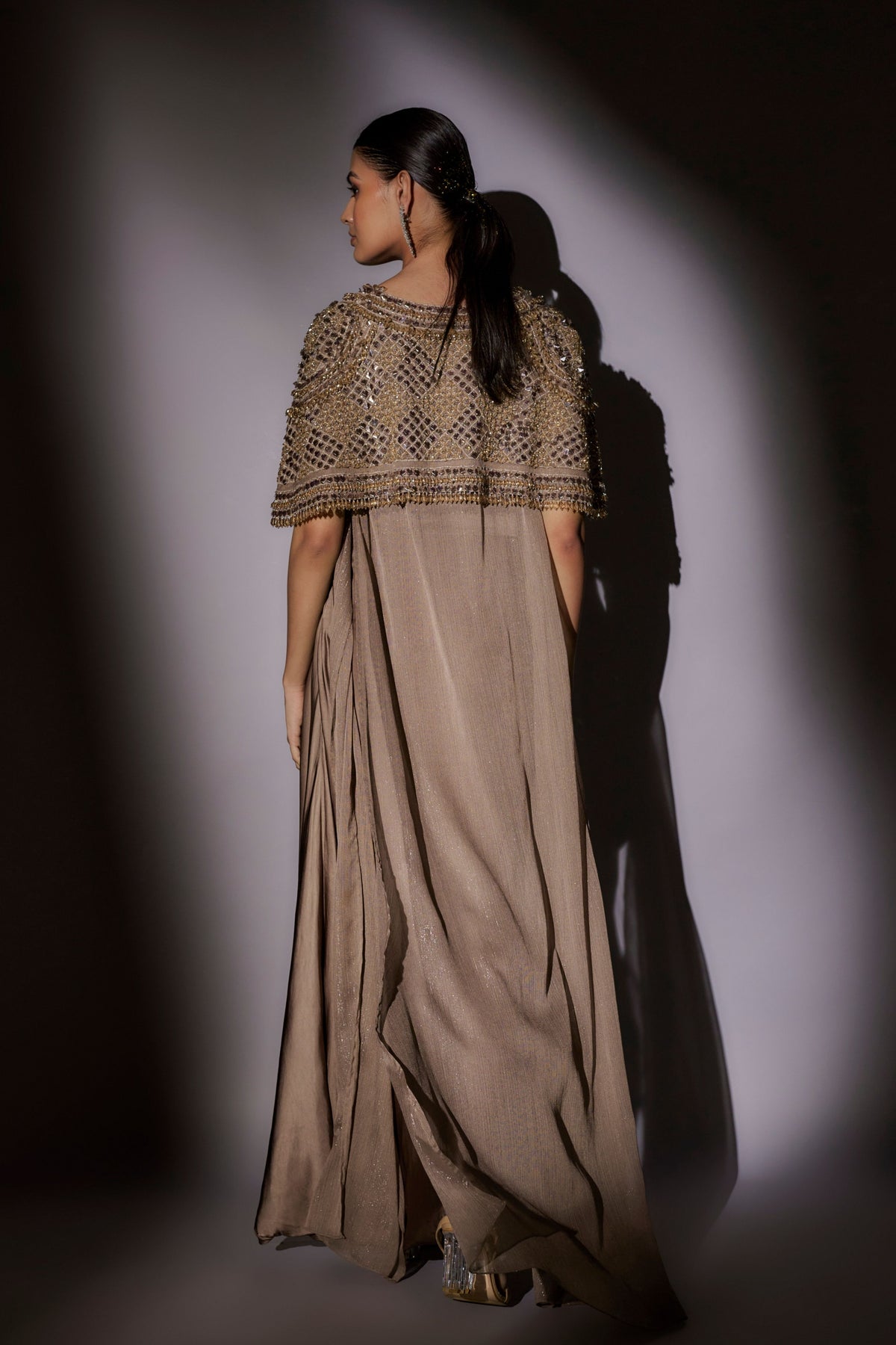 Skin Long Cape Set