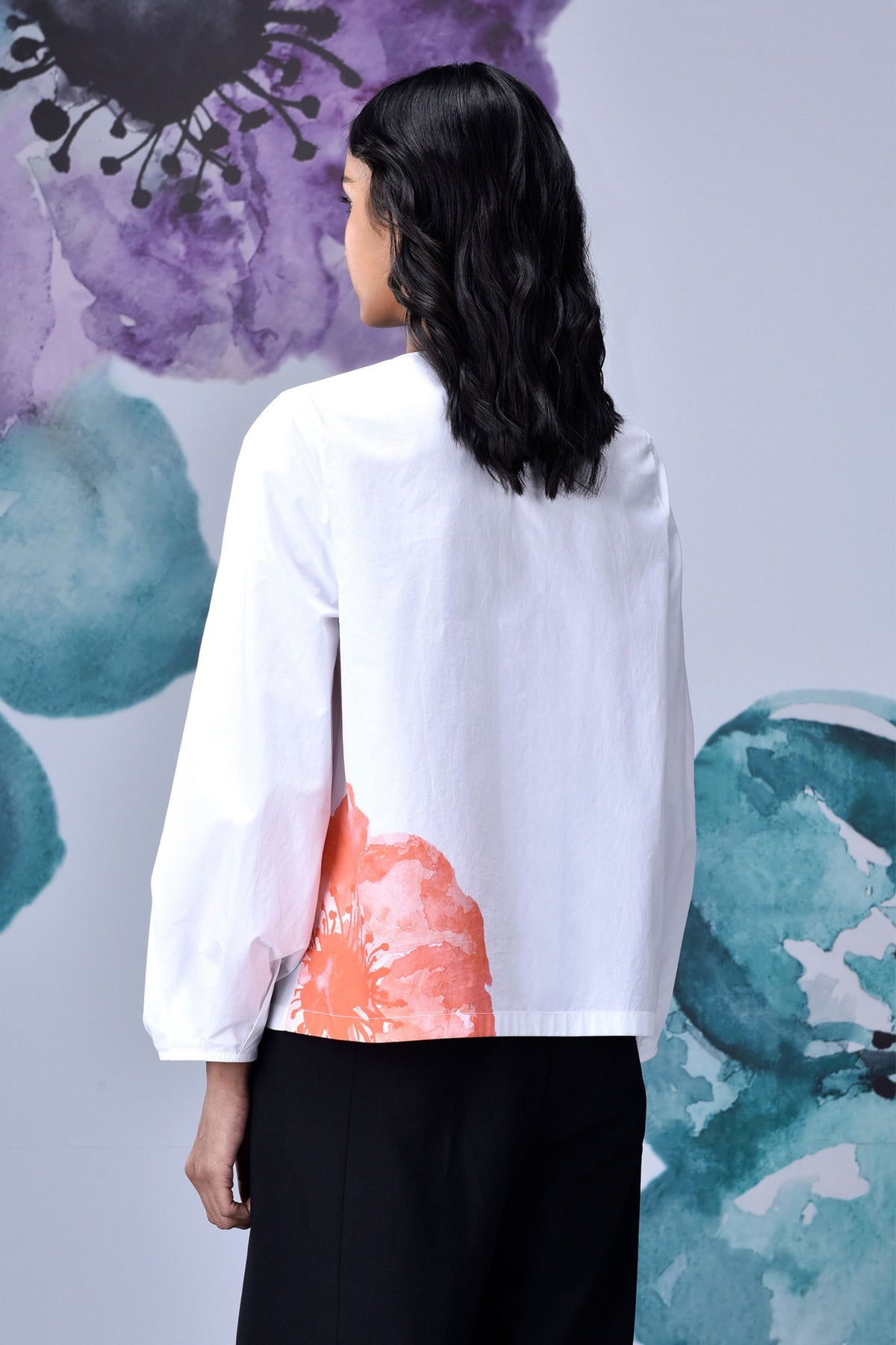 Anemone Flower Top White Coral