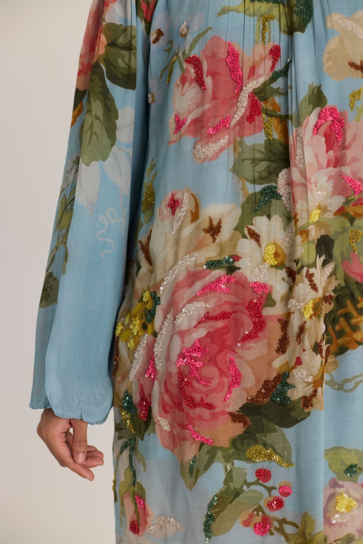 Taffy Embroidered Short Dress