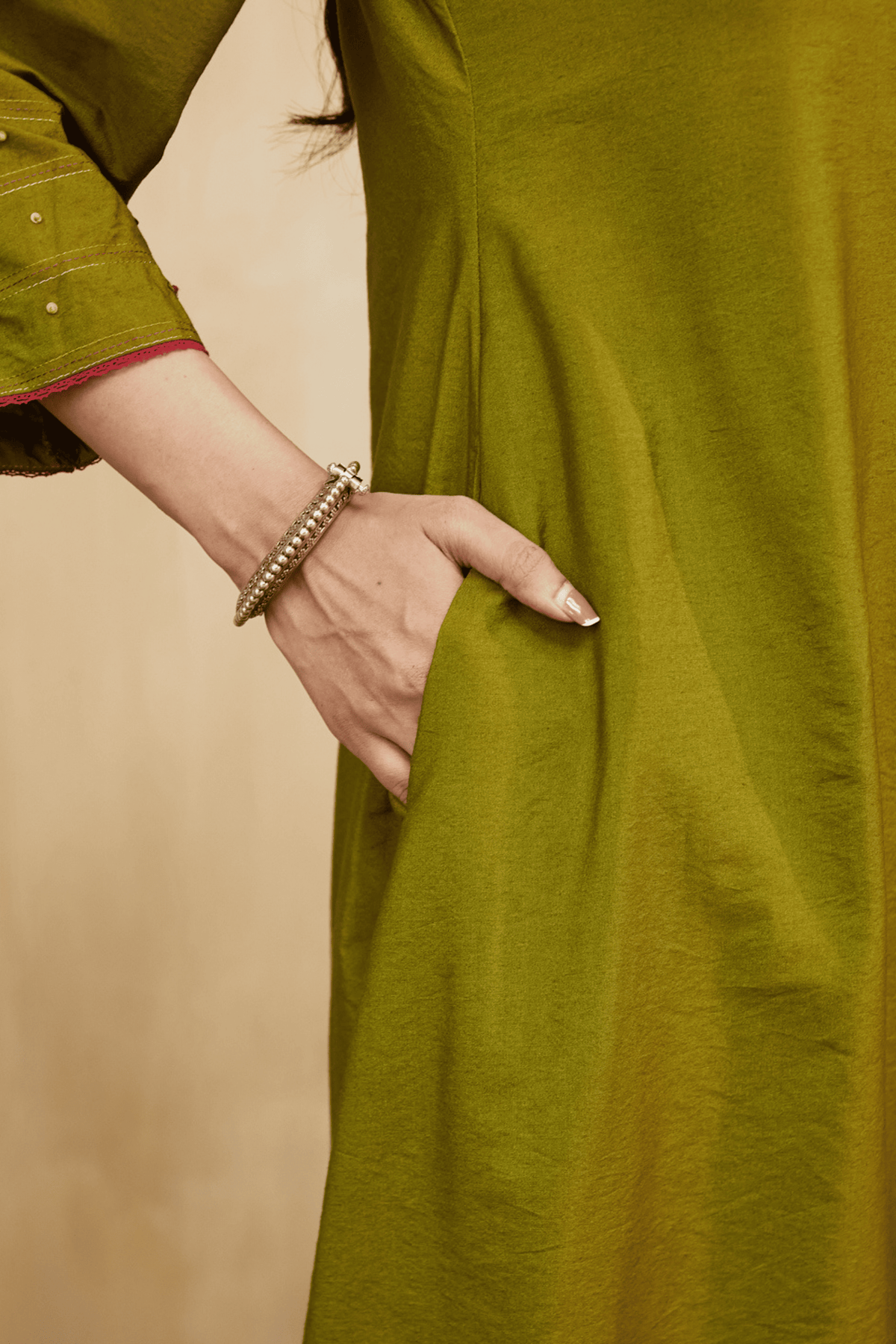 Olive Green Samara Kurta