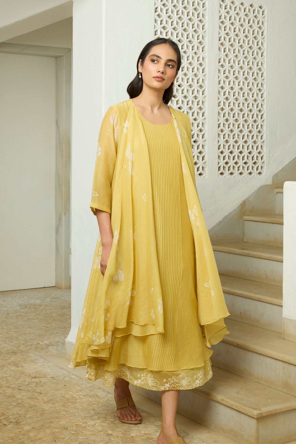 Rue Pintuck Dress