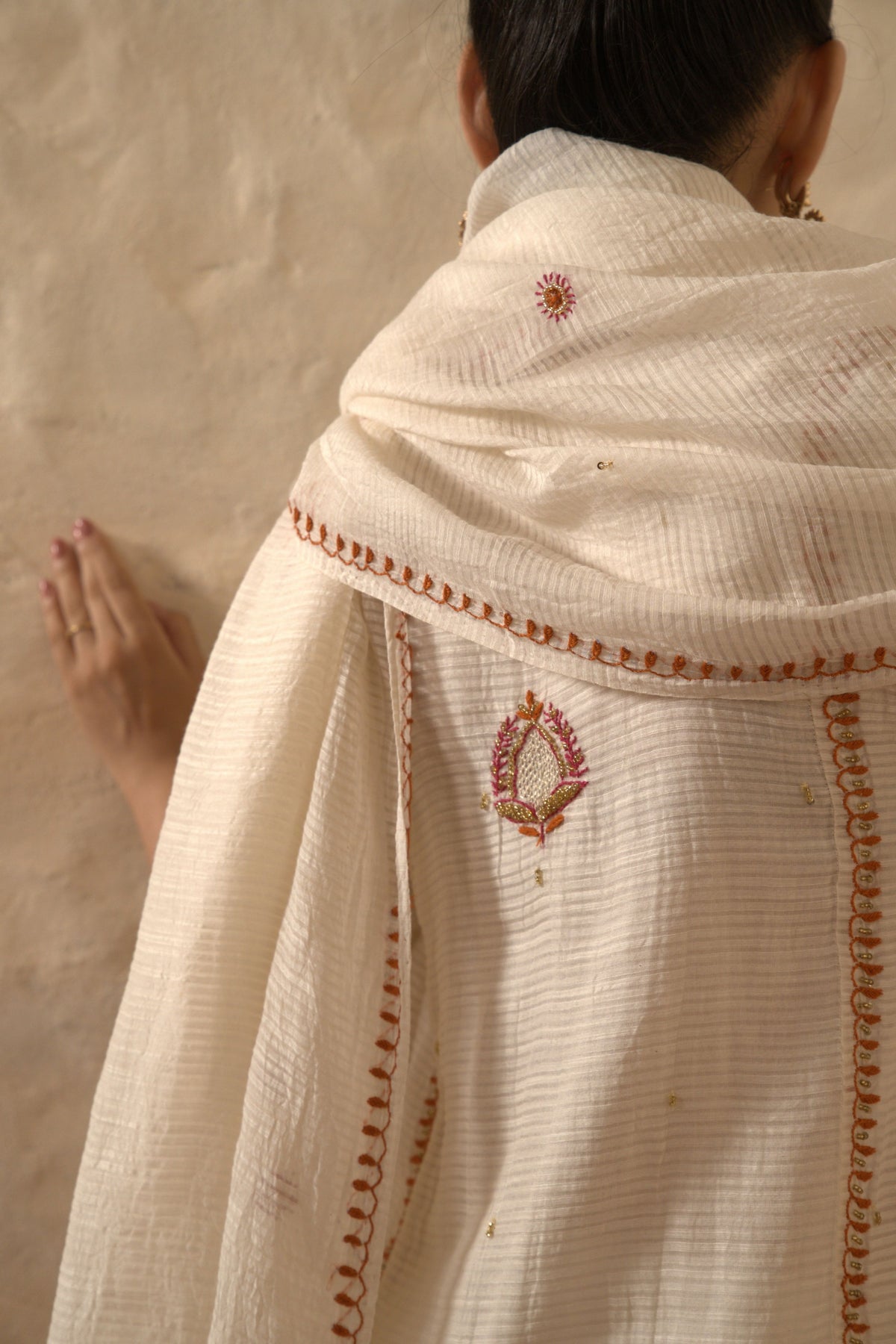 White Chikankari Sharara Set