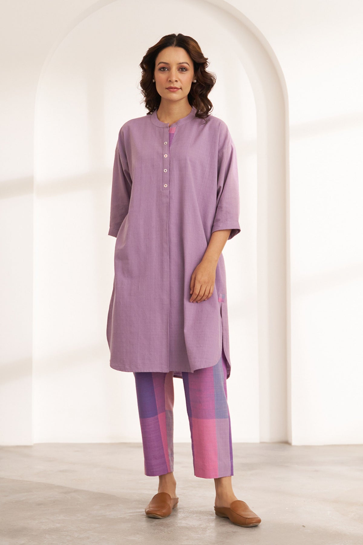 Lilac Anti-fit Tunic Set