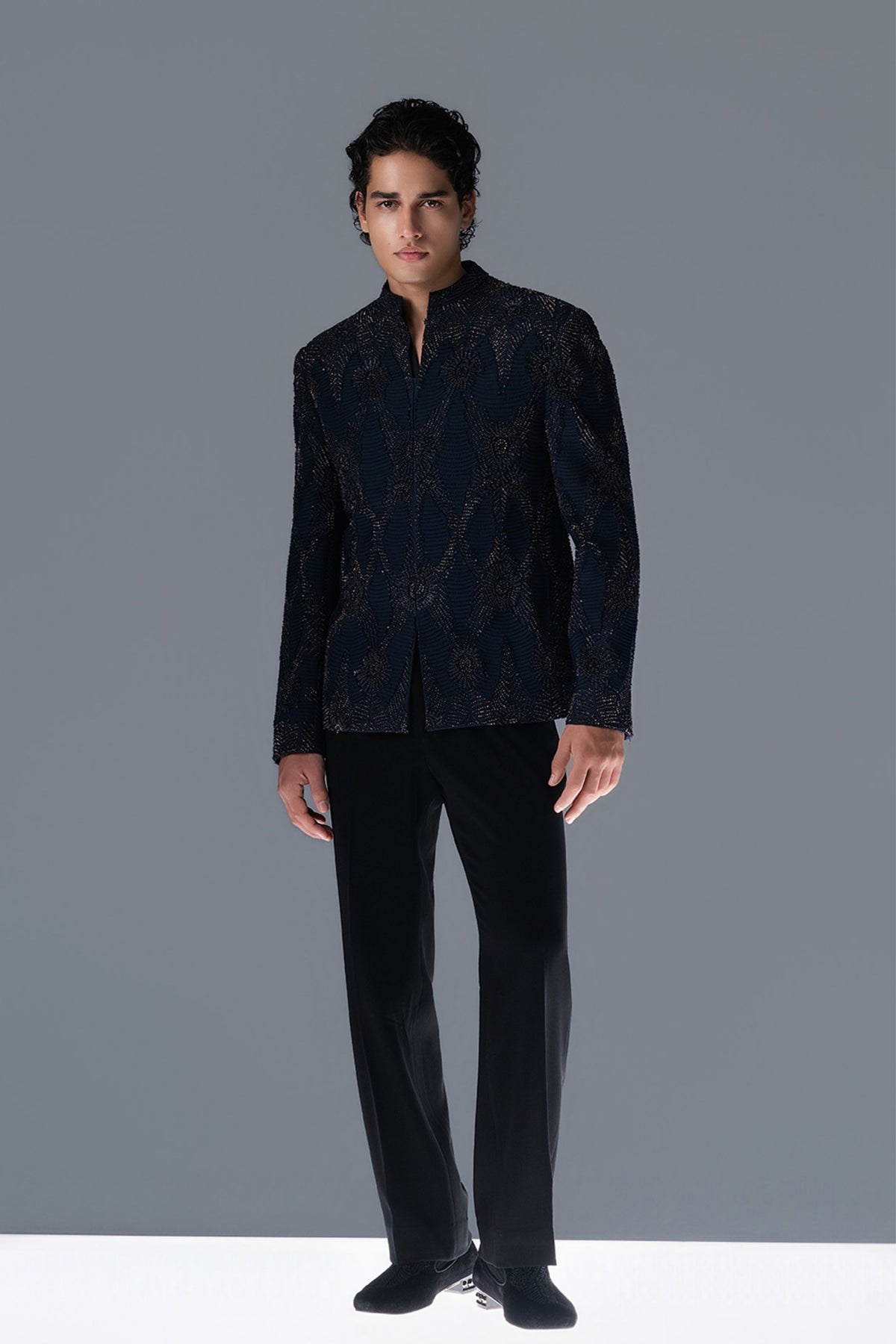 Auric Rhythm Bandhgala Set