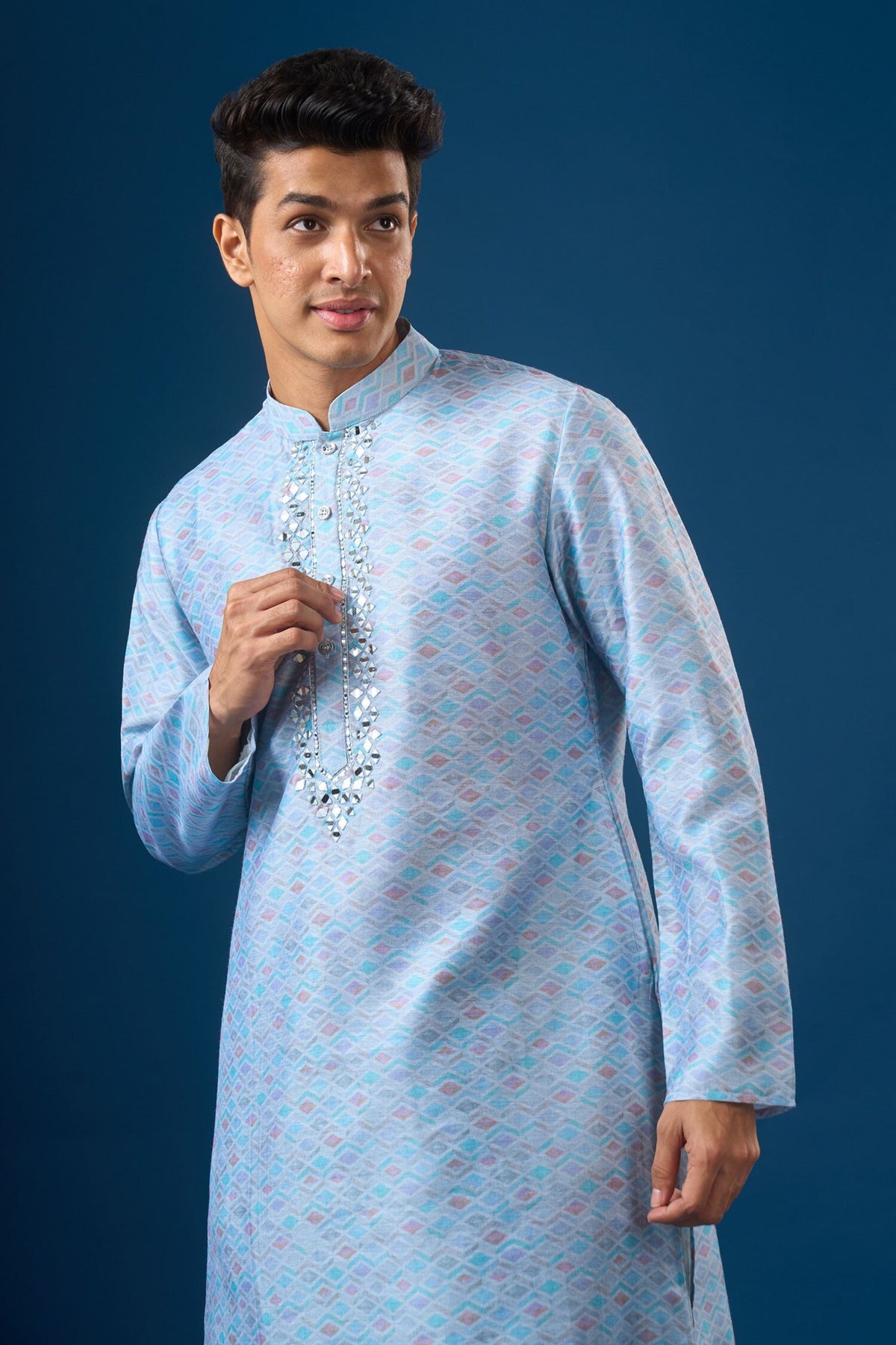 Sky Blue Kurta Set