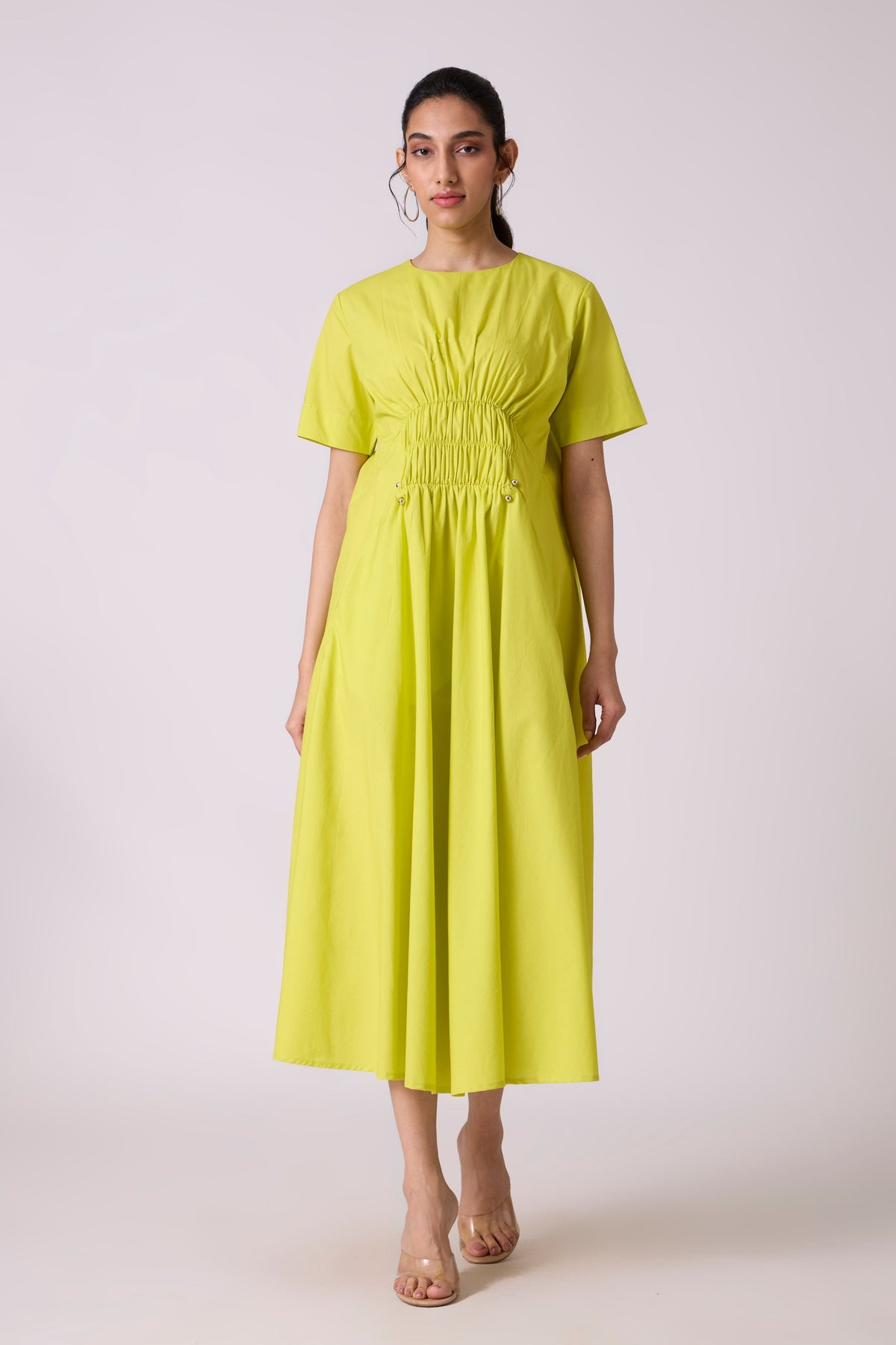 Rhodes Sulphur Lime Dress