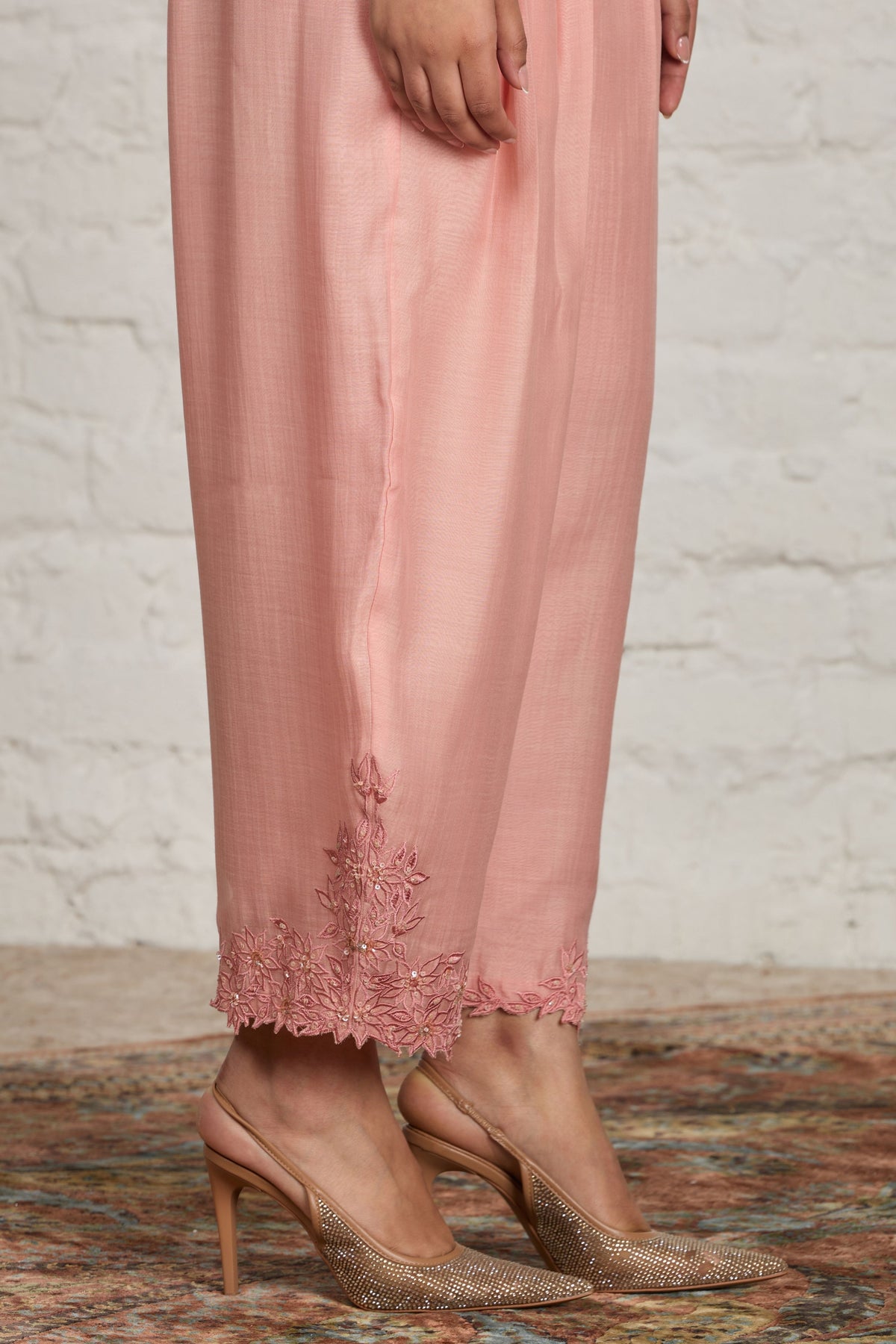 Isabell Peach Pink Jacket Set