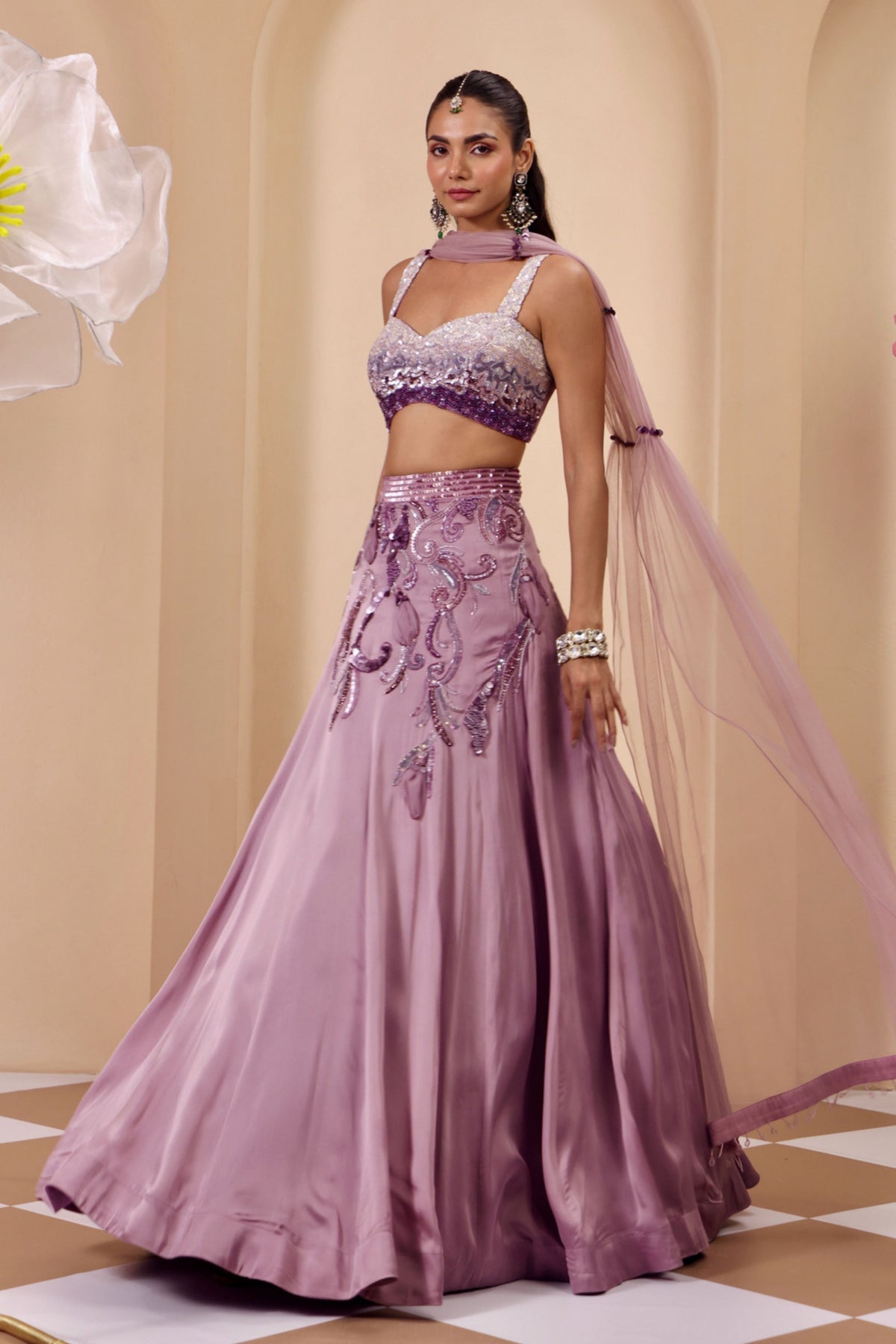 Shaded Lehenga Set