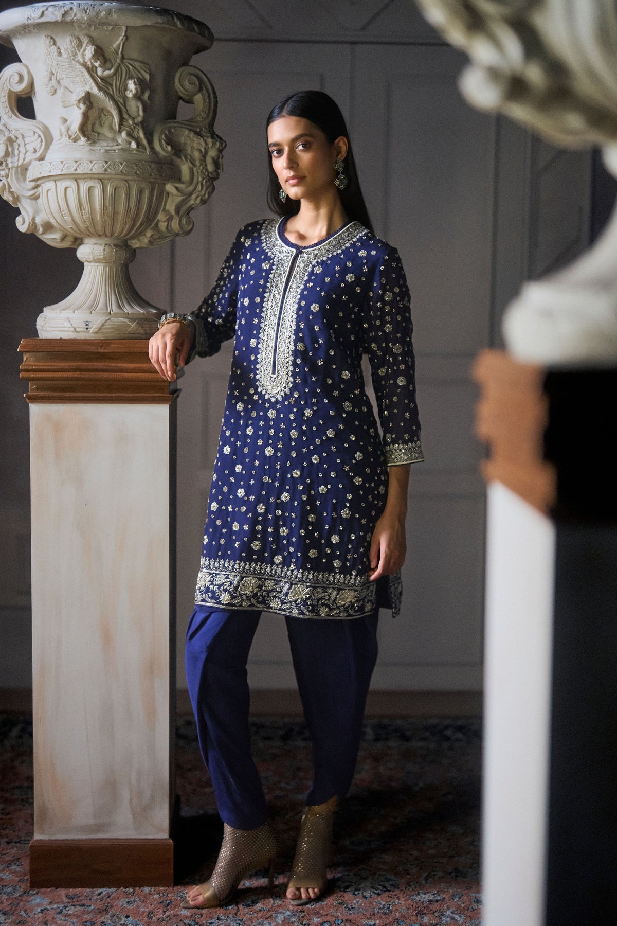 Rikee Twill Dhoti Set