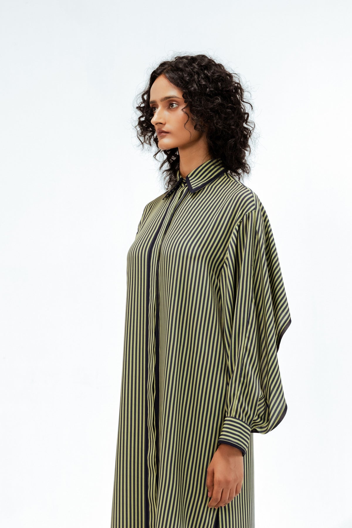 Elian Crepe Shirt Dress