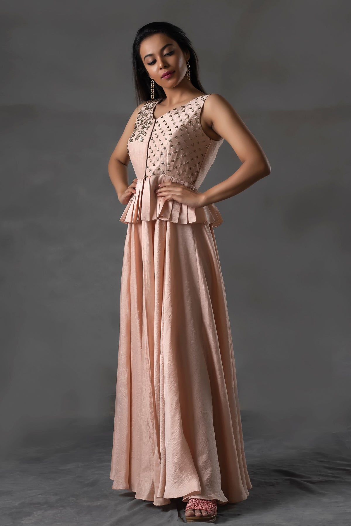 Tarini Peplum Gown