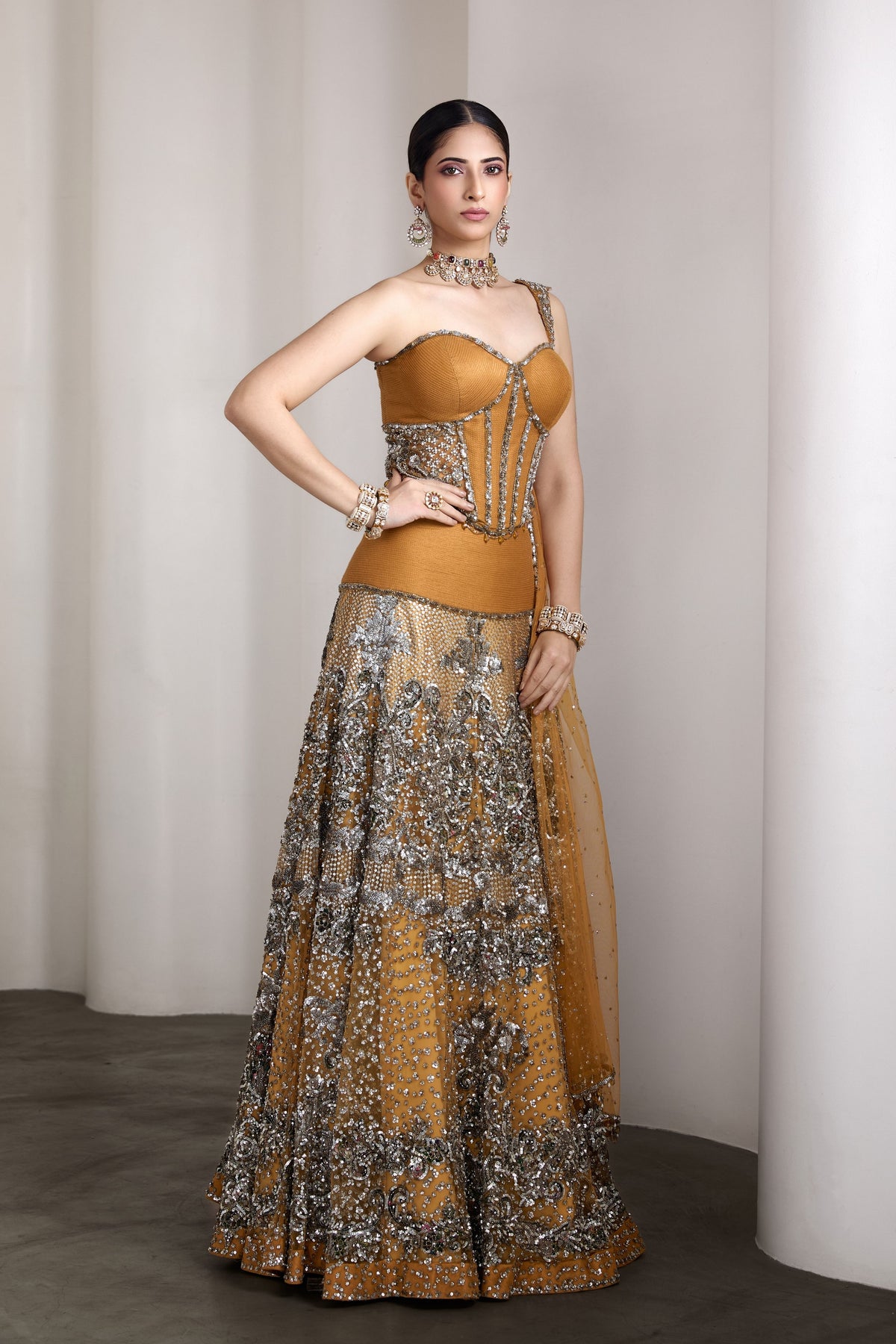 Yellow Lehenga Set