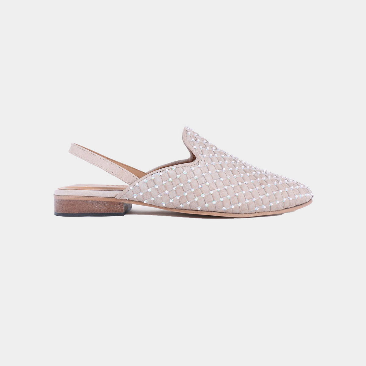 Pastel Pink Alessia Mules