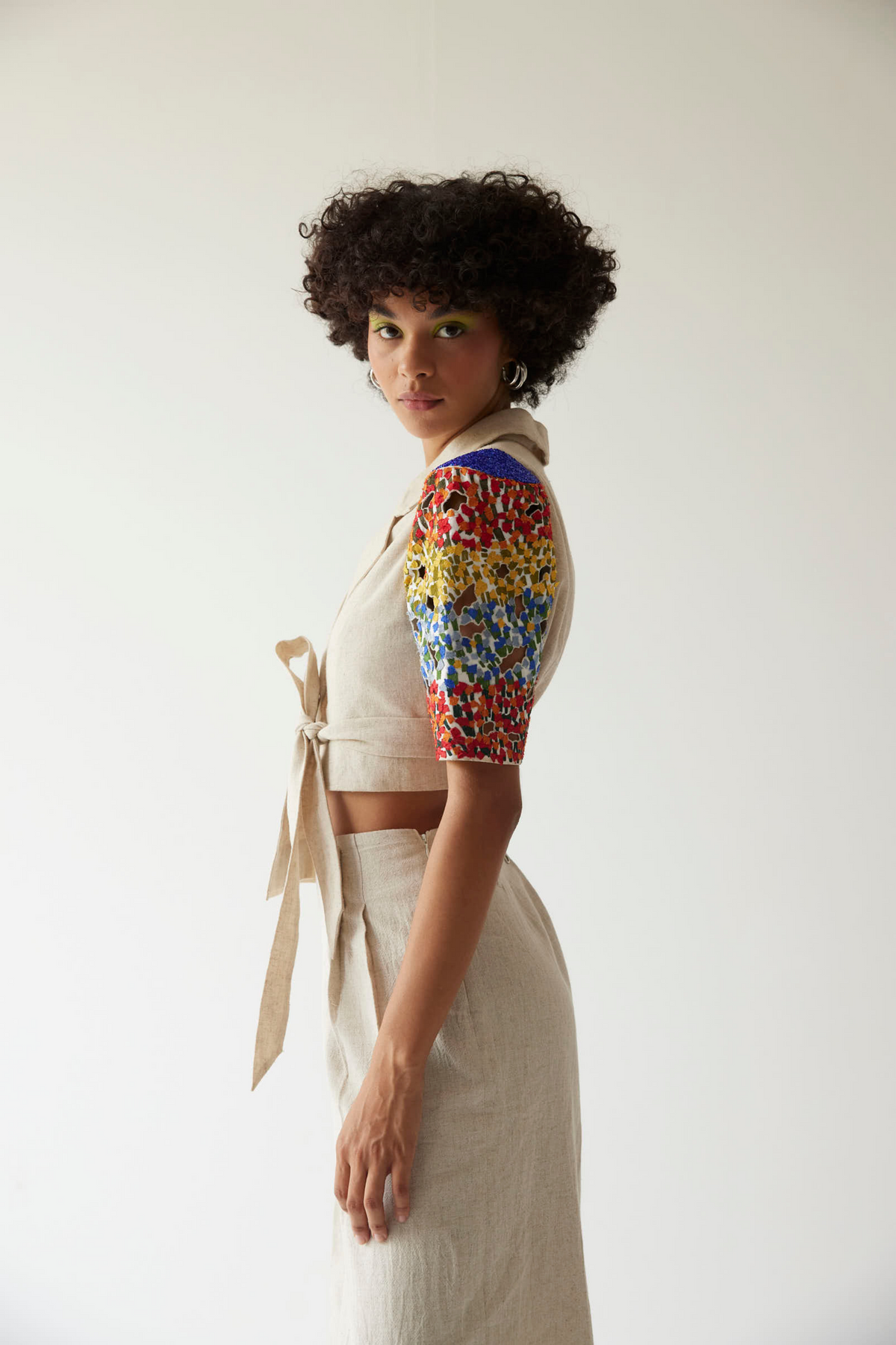 Flower Valley Overlap Jacket Co-ord Set