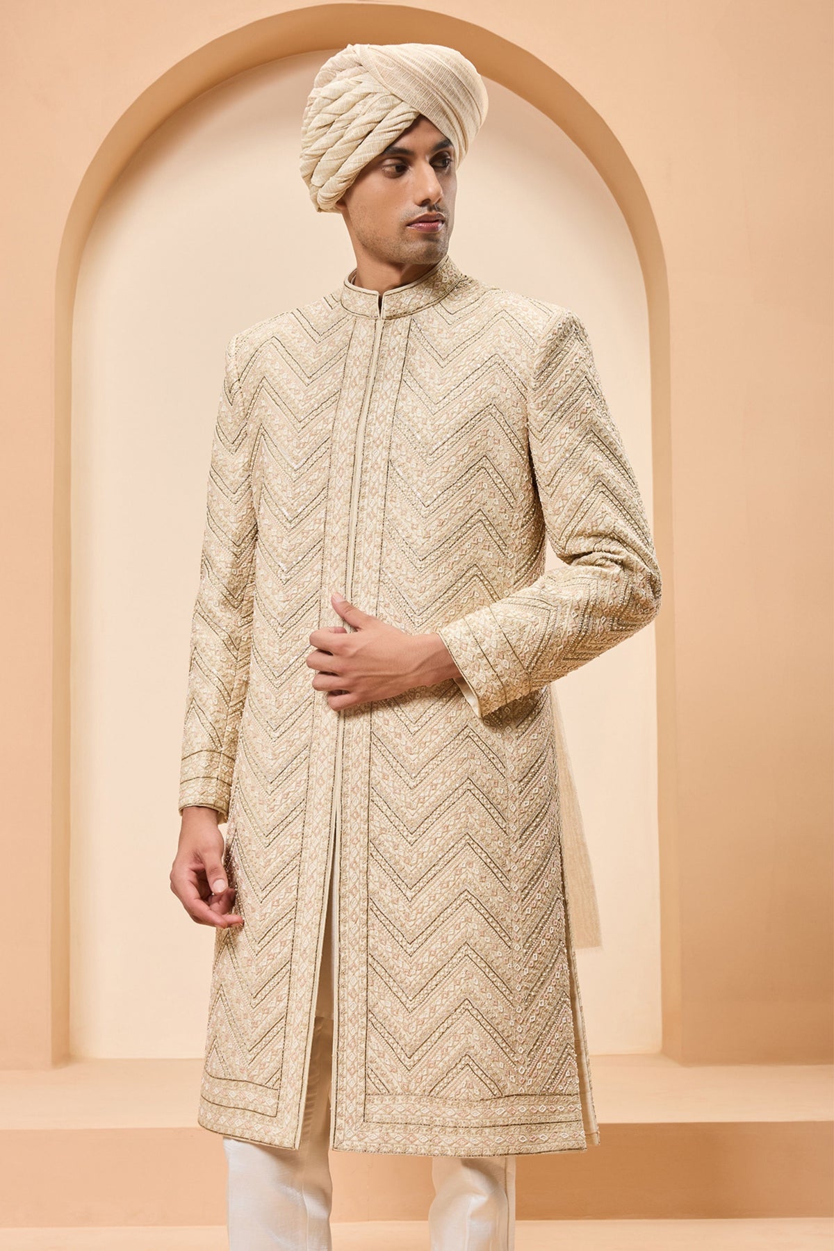 Zardozi Royal Sherwani Set