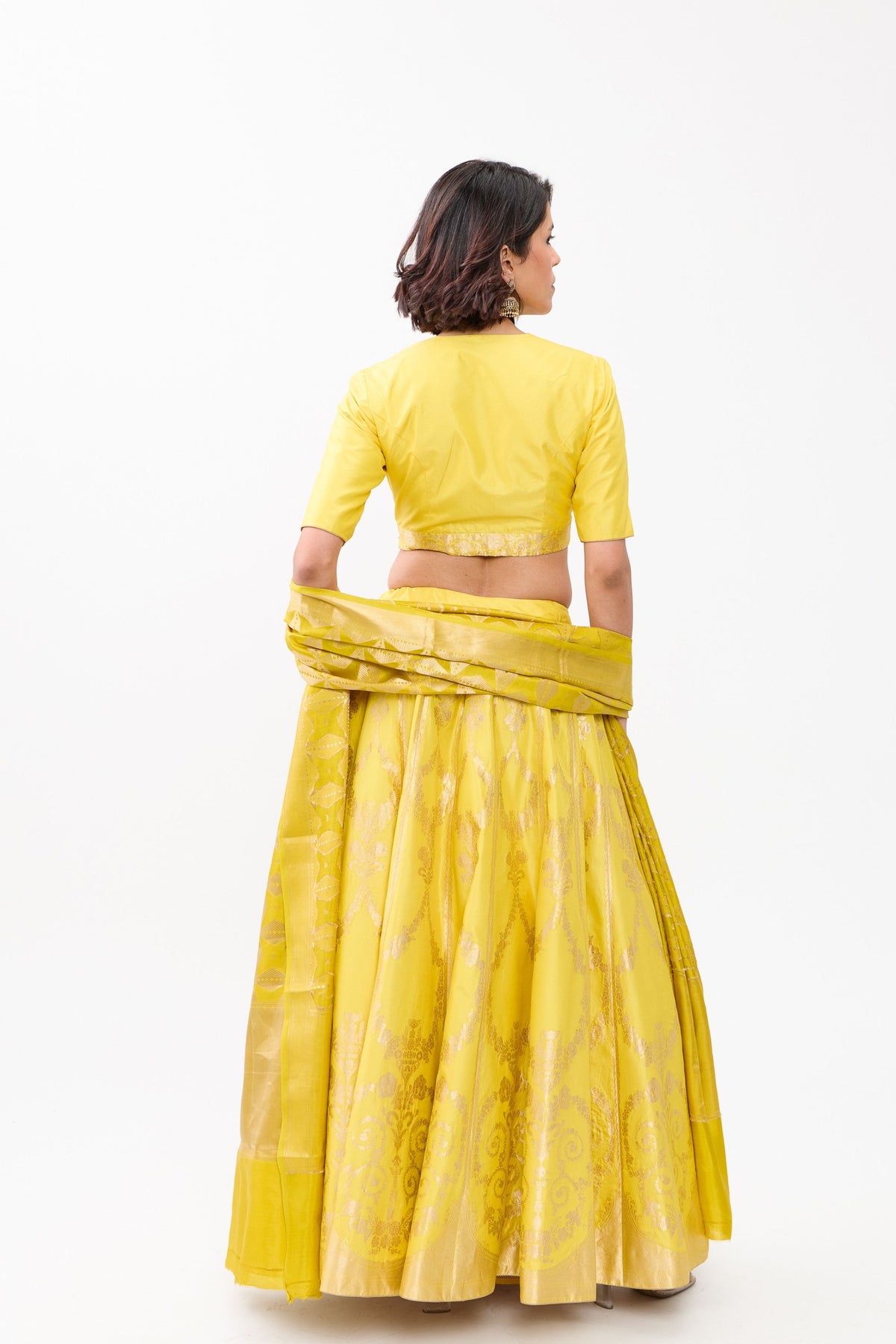 Mustard Madhumita Lehenga Set
