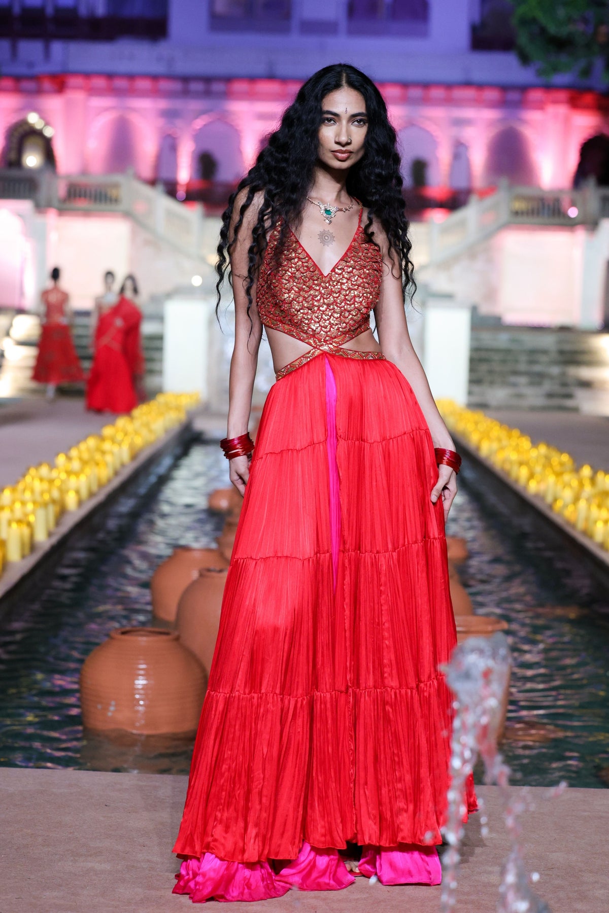 The Surkh Laal Ghagri Maxi