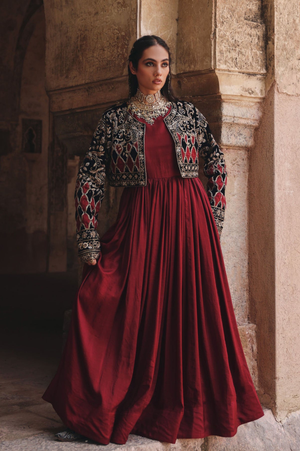 Mehtaab Anarkali Set