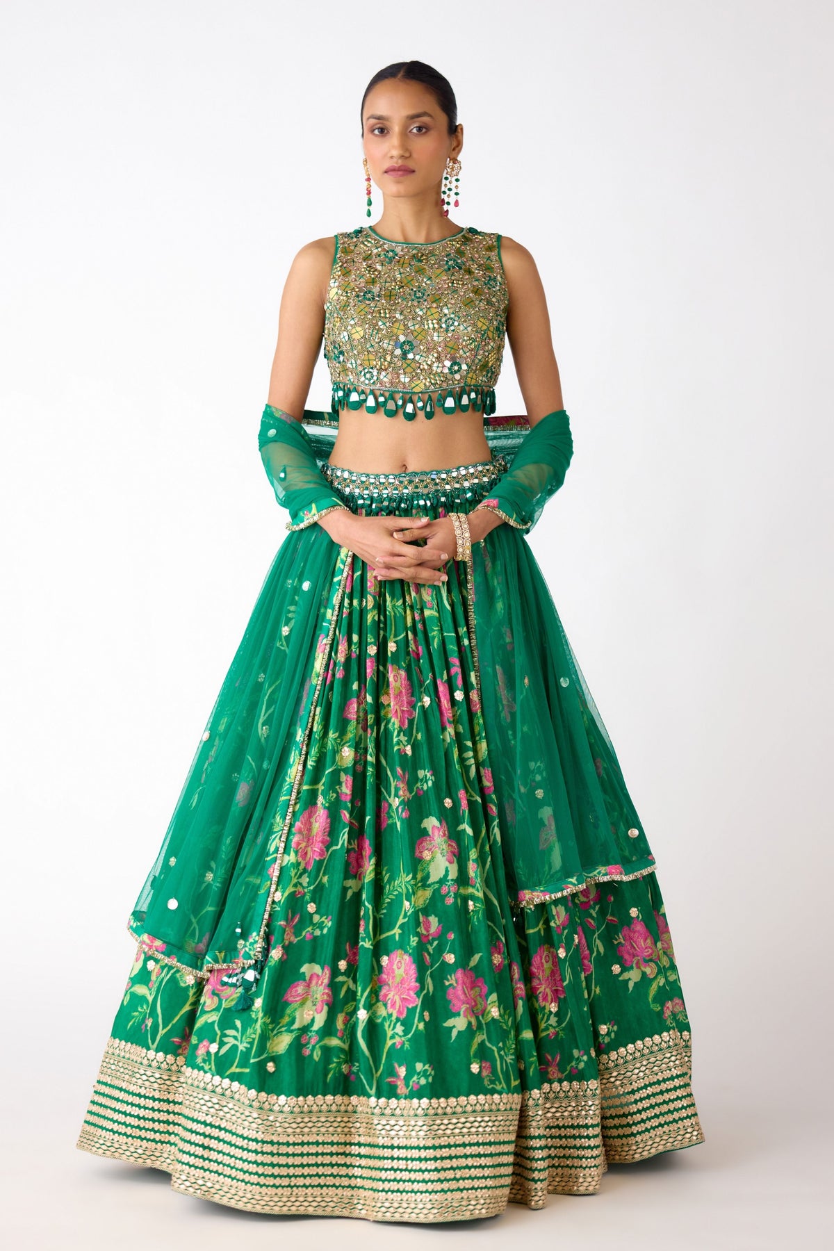 Floral Lehenga Set