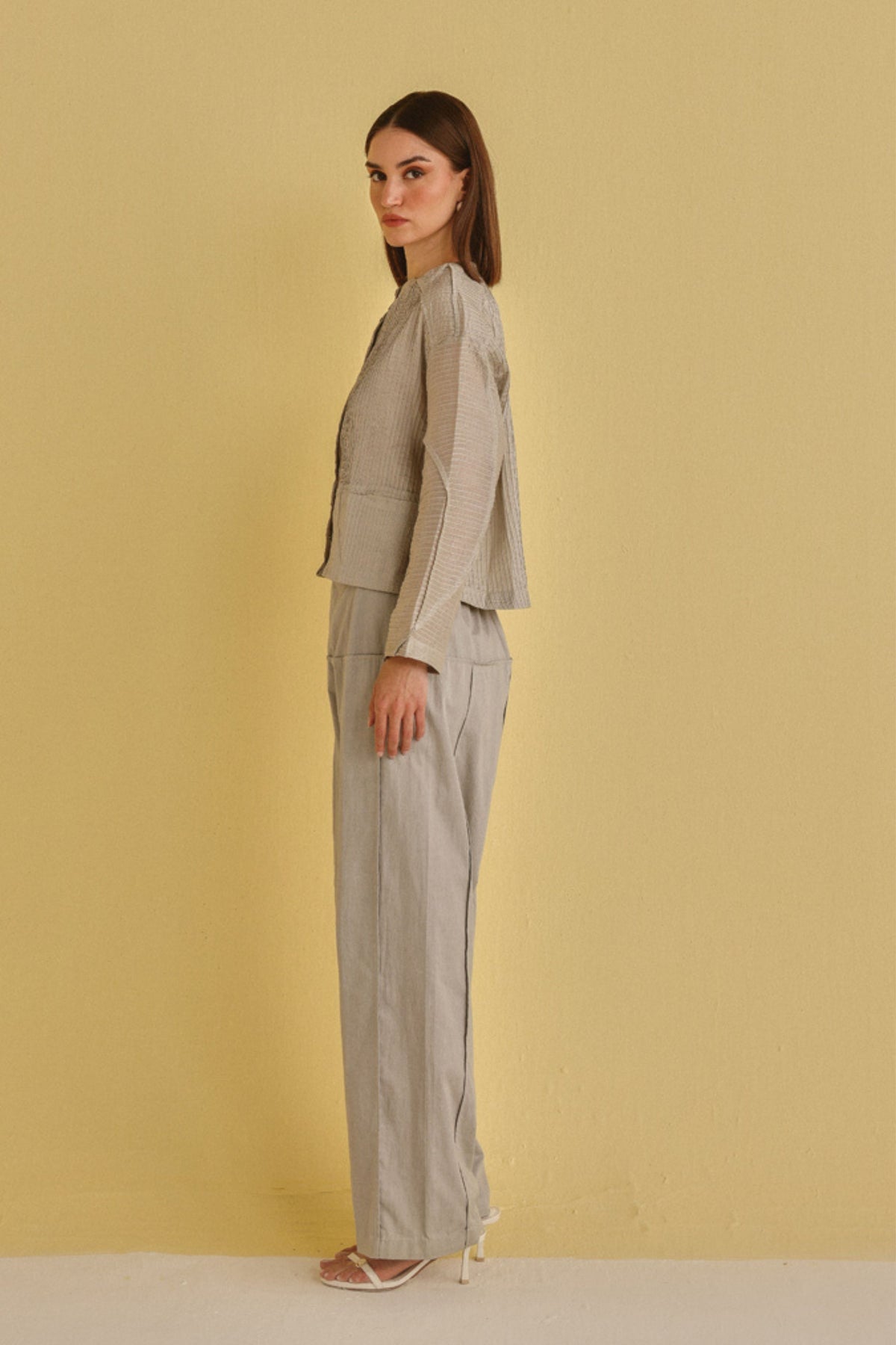 Pintuck Pleat Palazzos