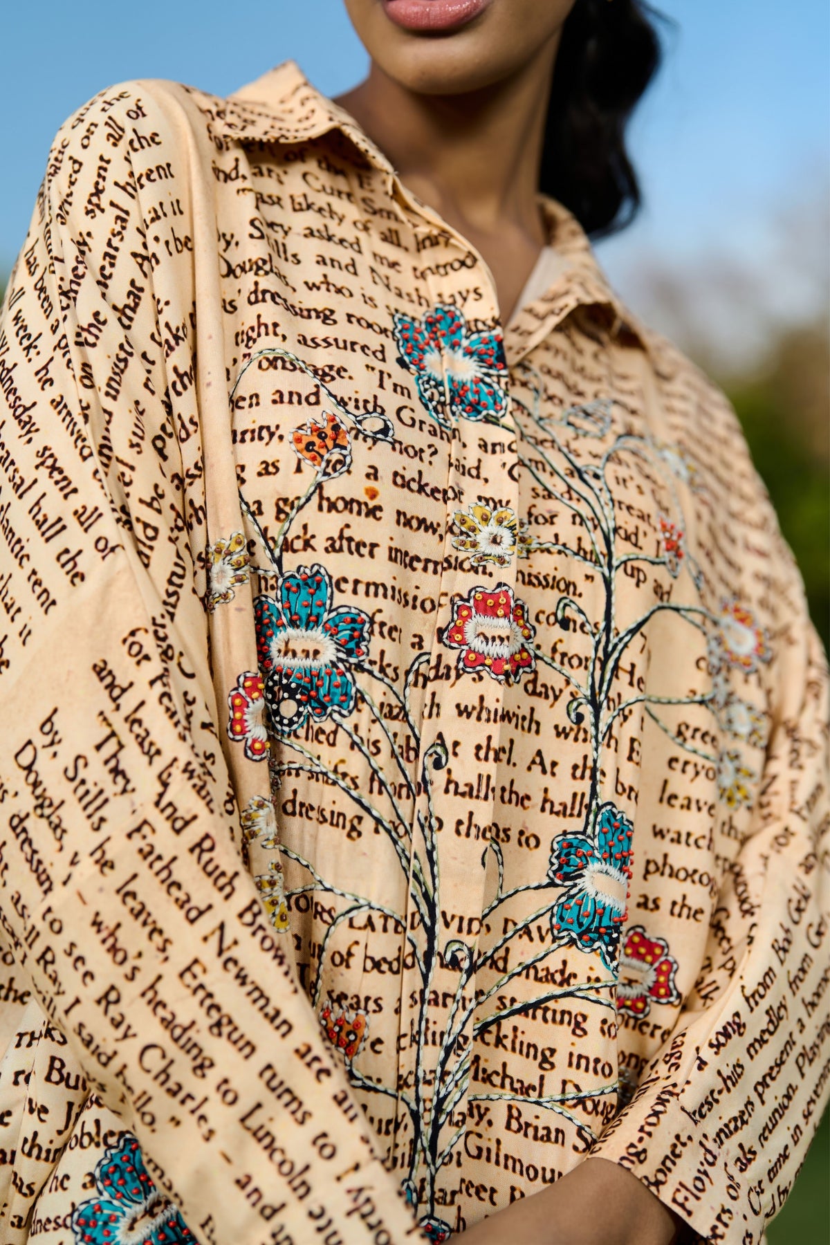 Dani Embroidered Shift Dress