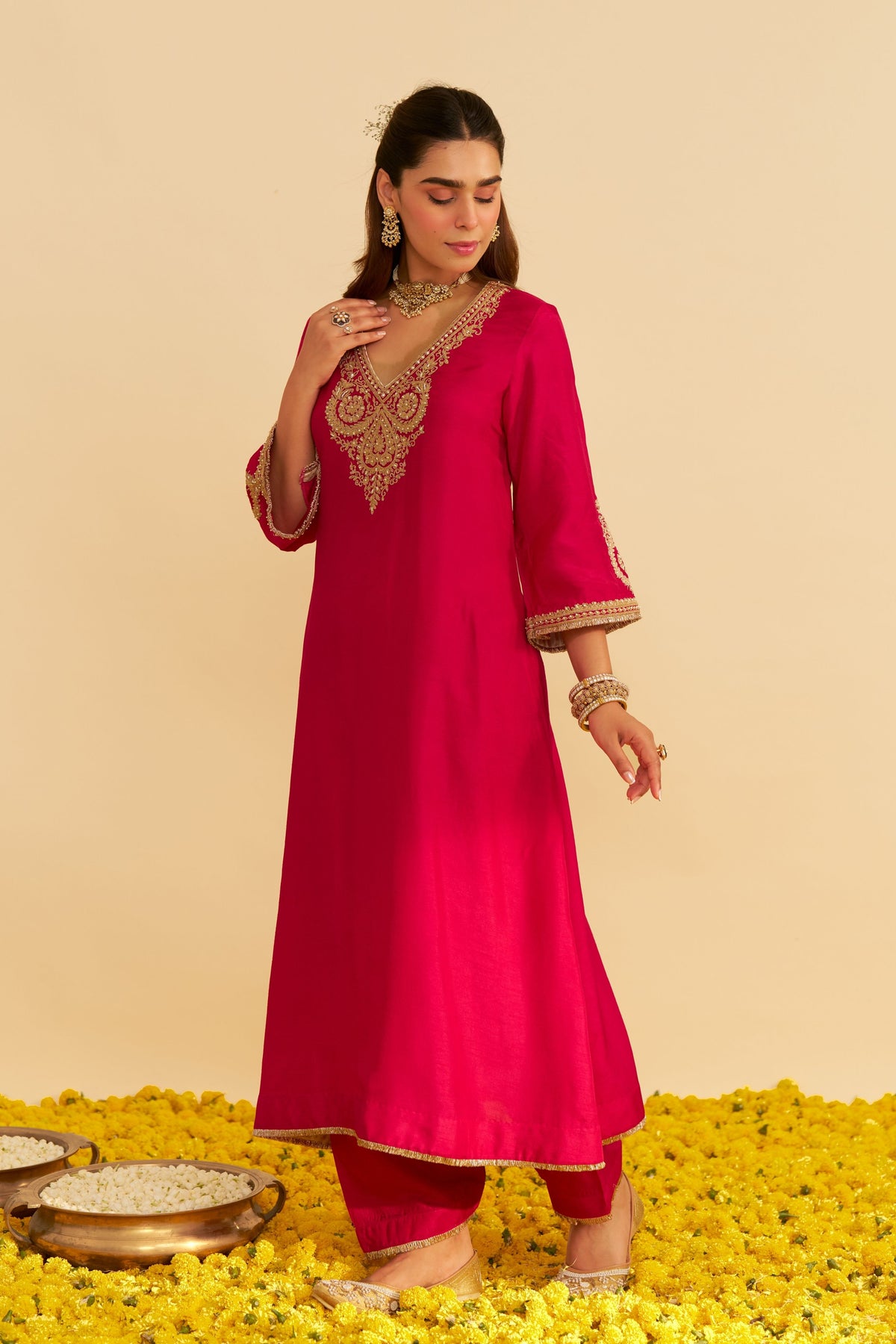 Haayat Kaftan With Salwar