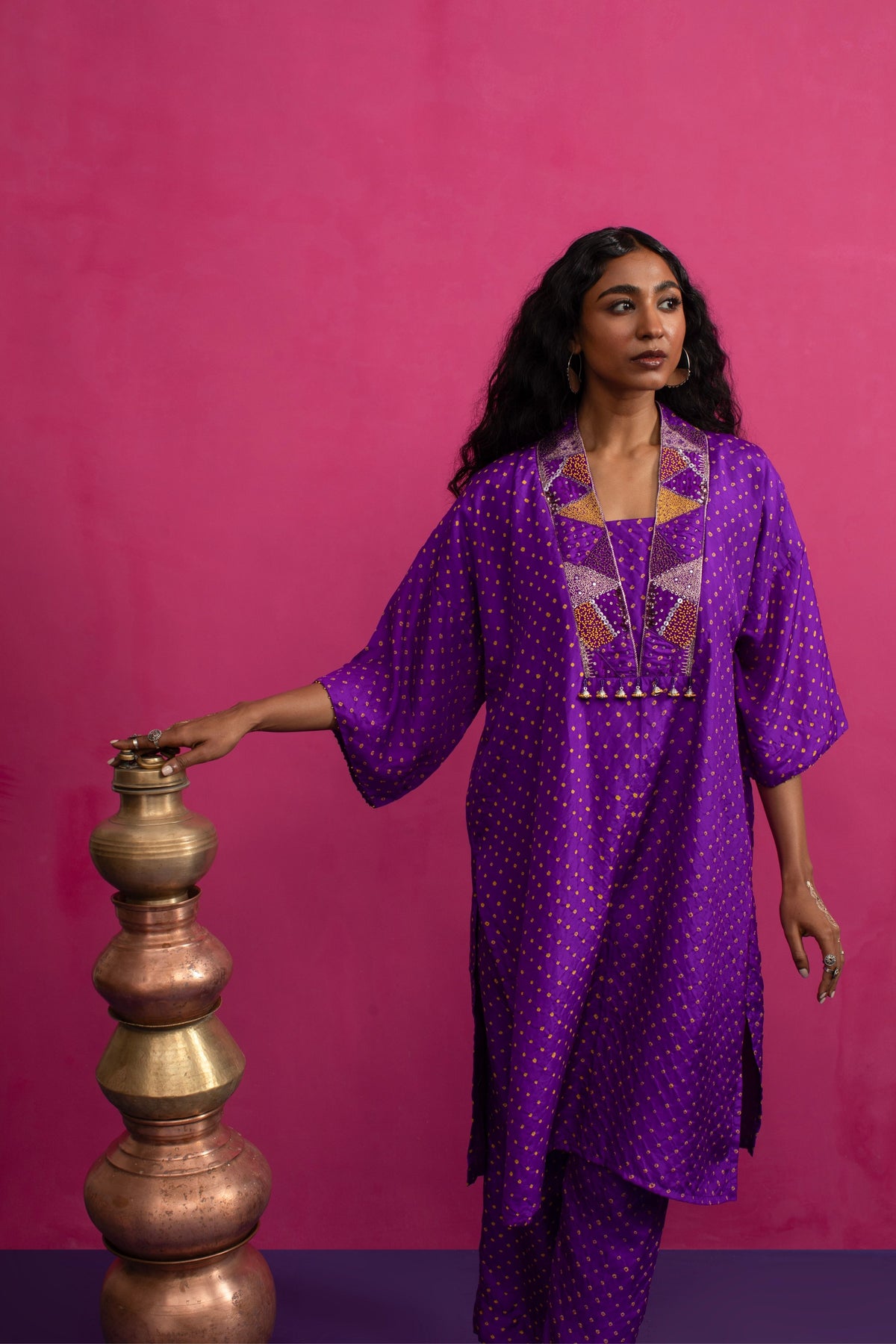 Baingani Kurta Set