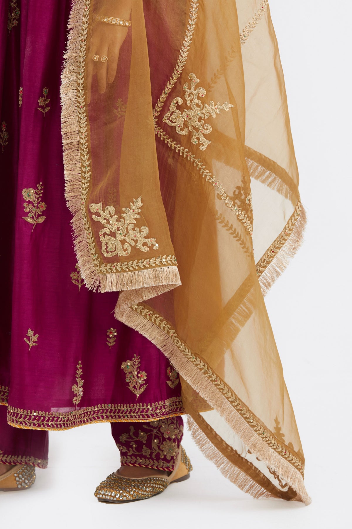 Deep Fuchsia Kurta Set