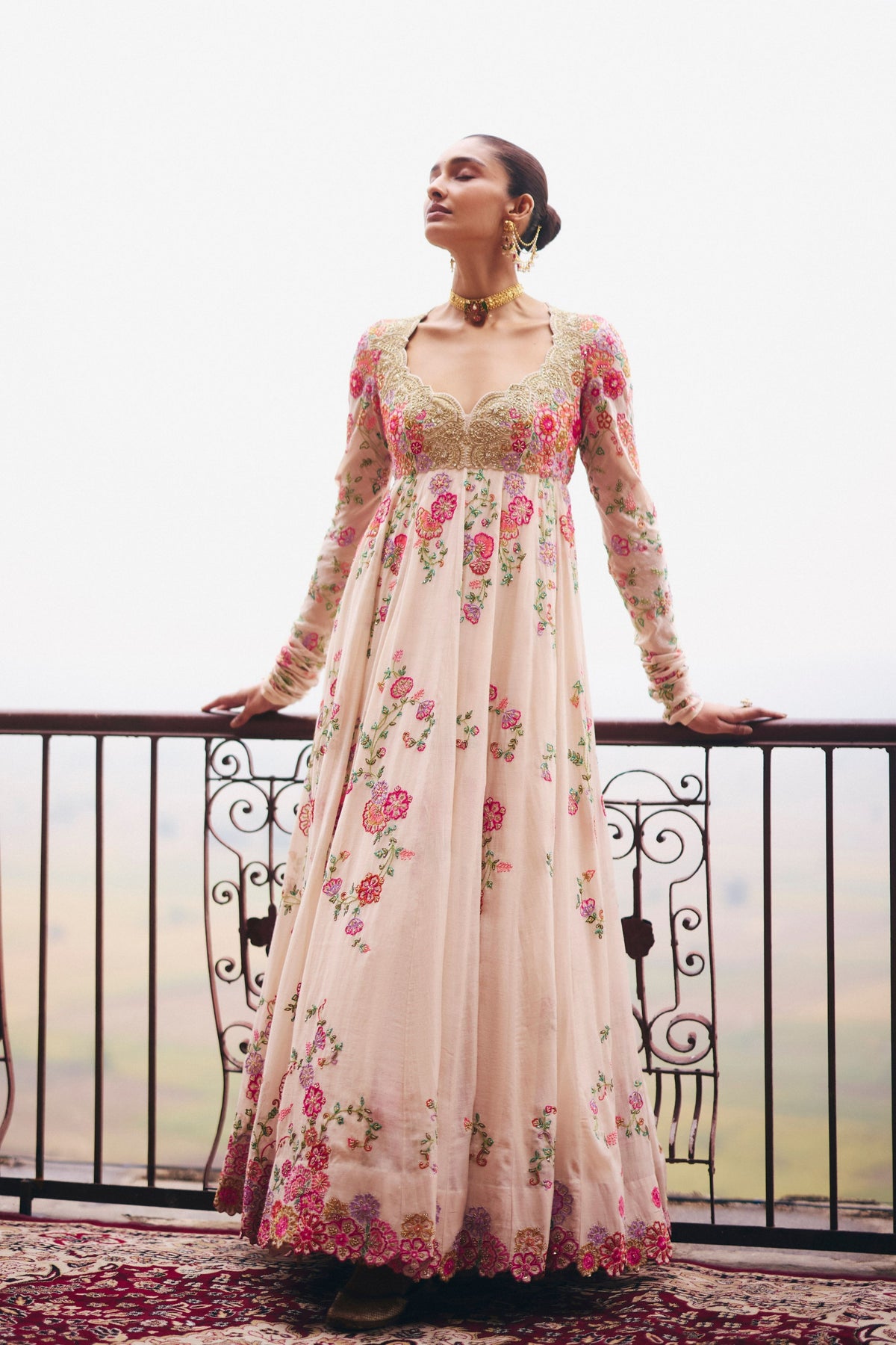 Valli Anarkali Set
