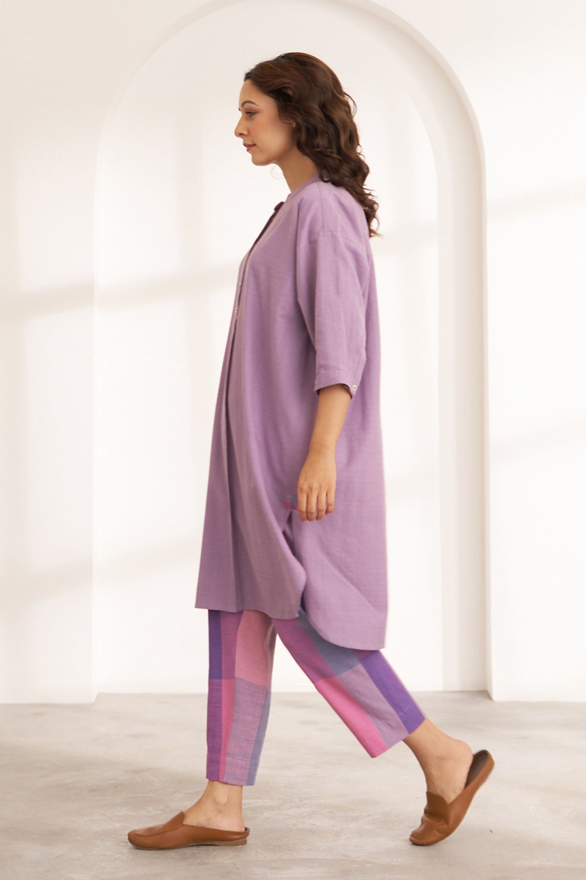 Lilac Anti-fit Tunic Set