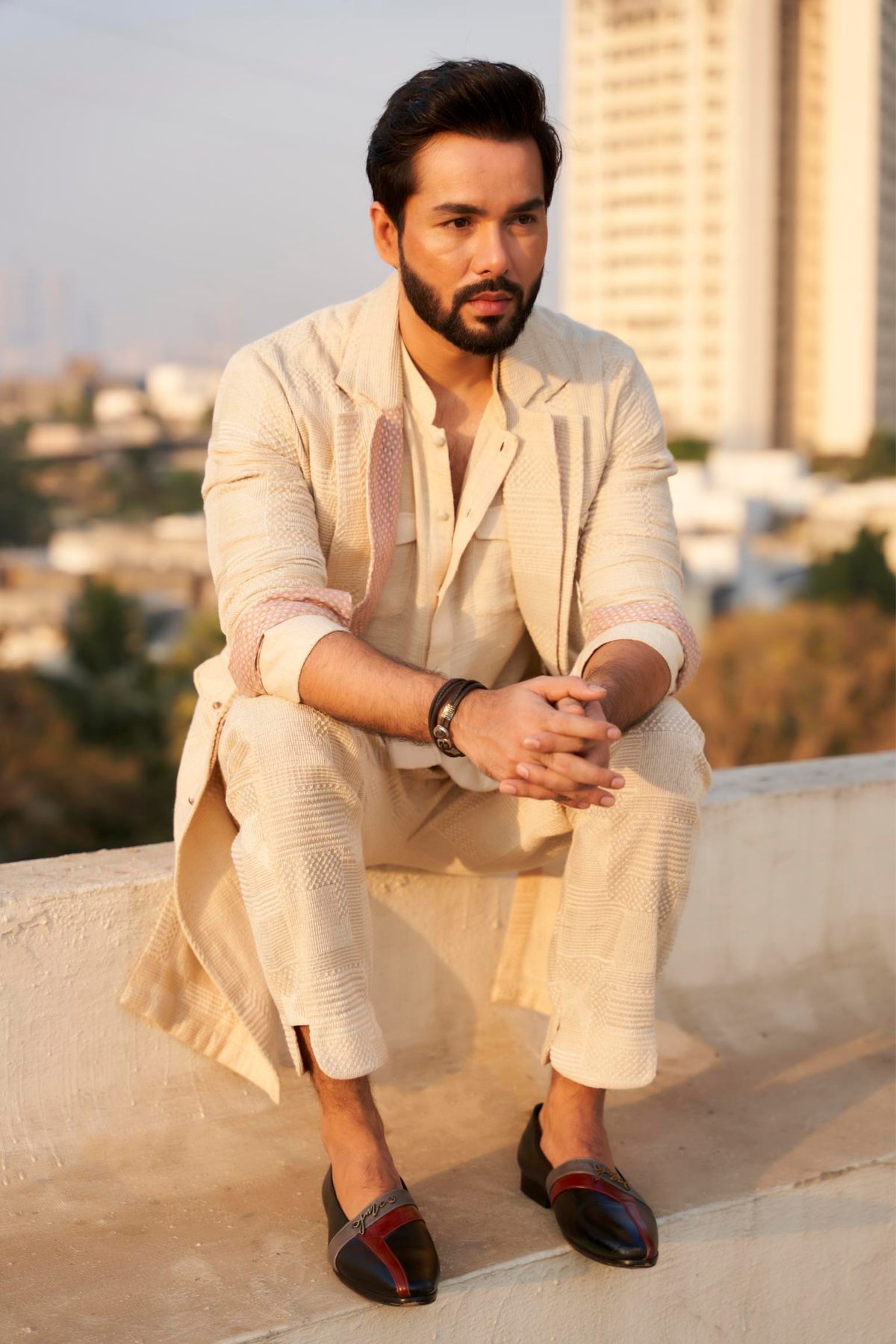 Shahab Ali In Indowestern Bandhgala