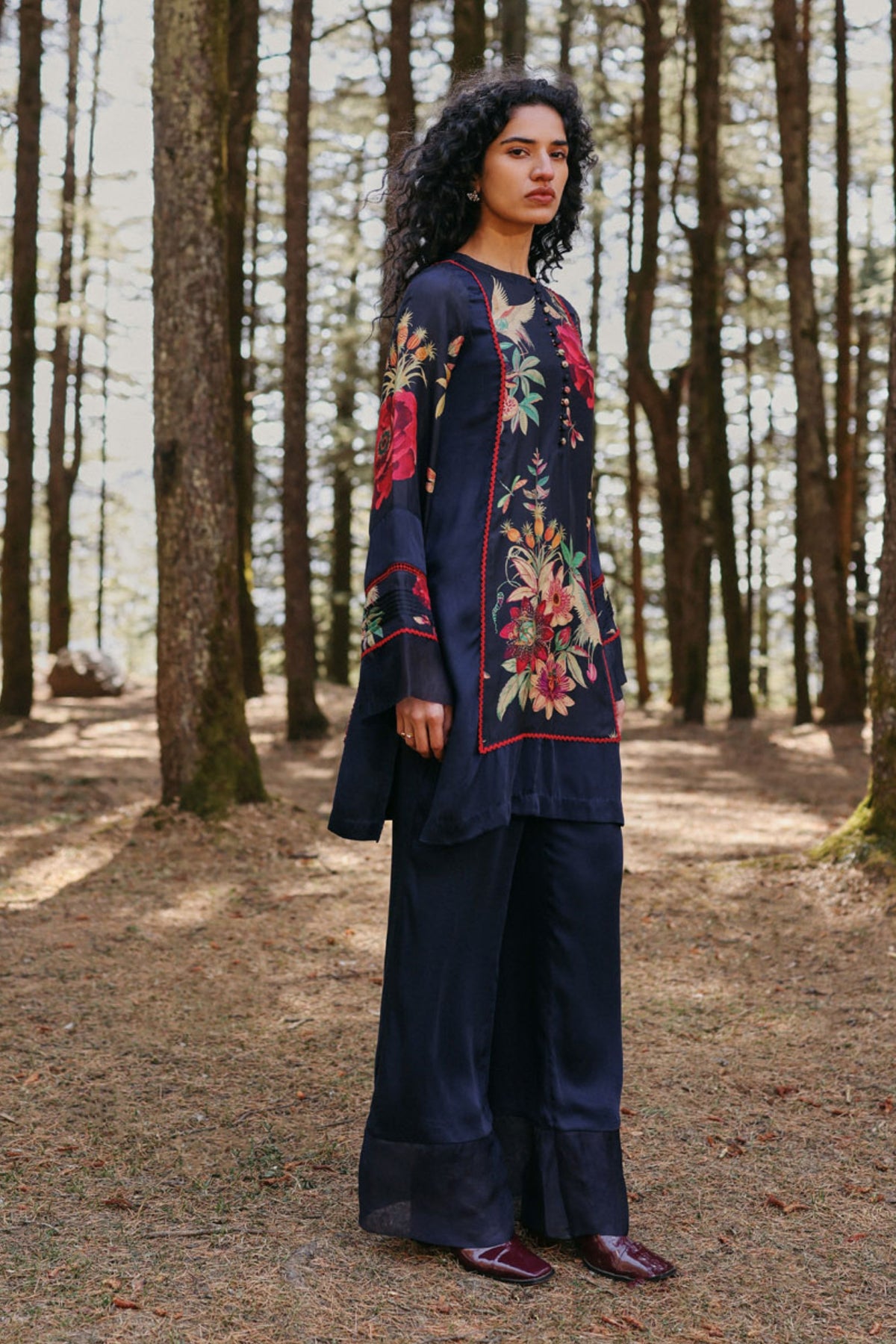 Nightfall Pine Kurta Set