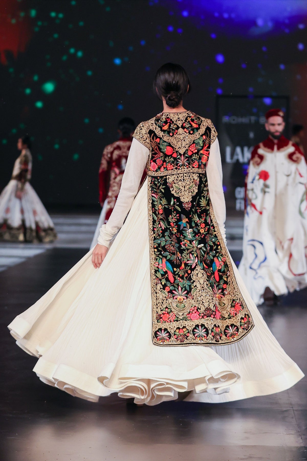 Velvet Chanderi Anarkali Set