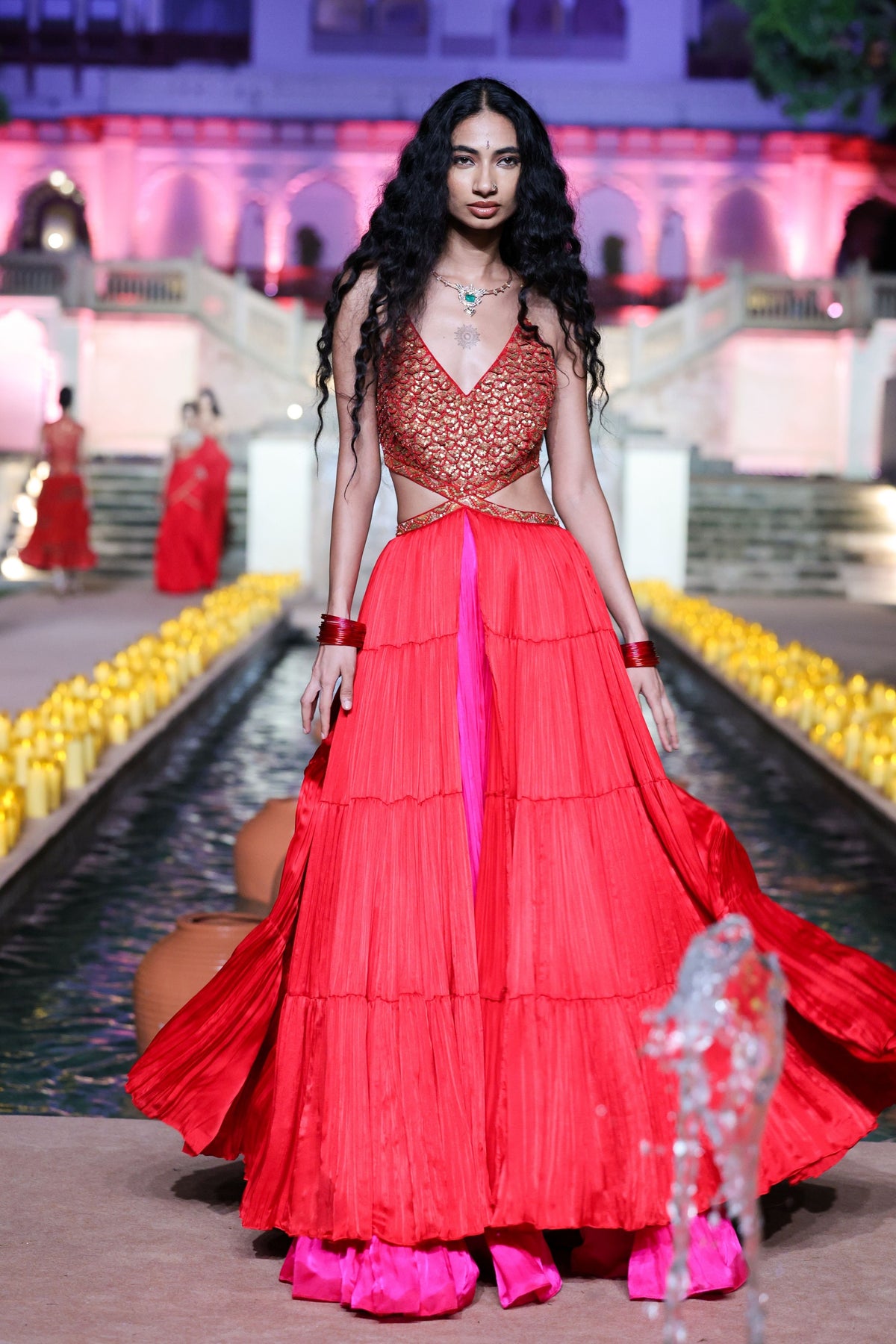 The Surkh Laal Ghagri Maxi