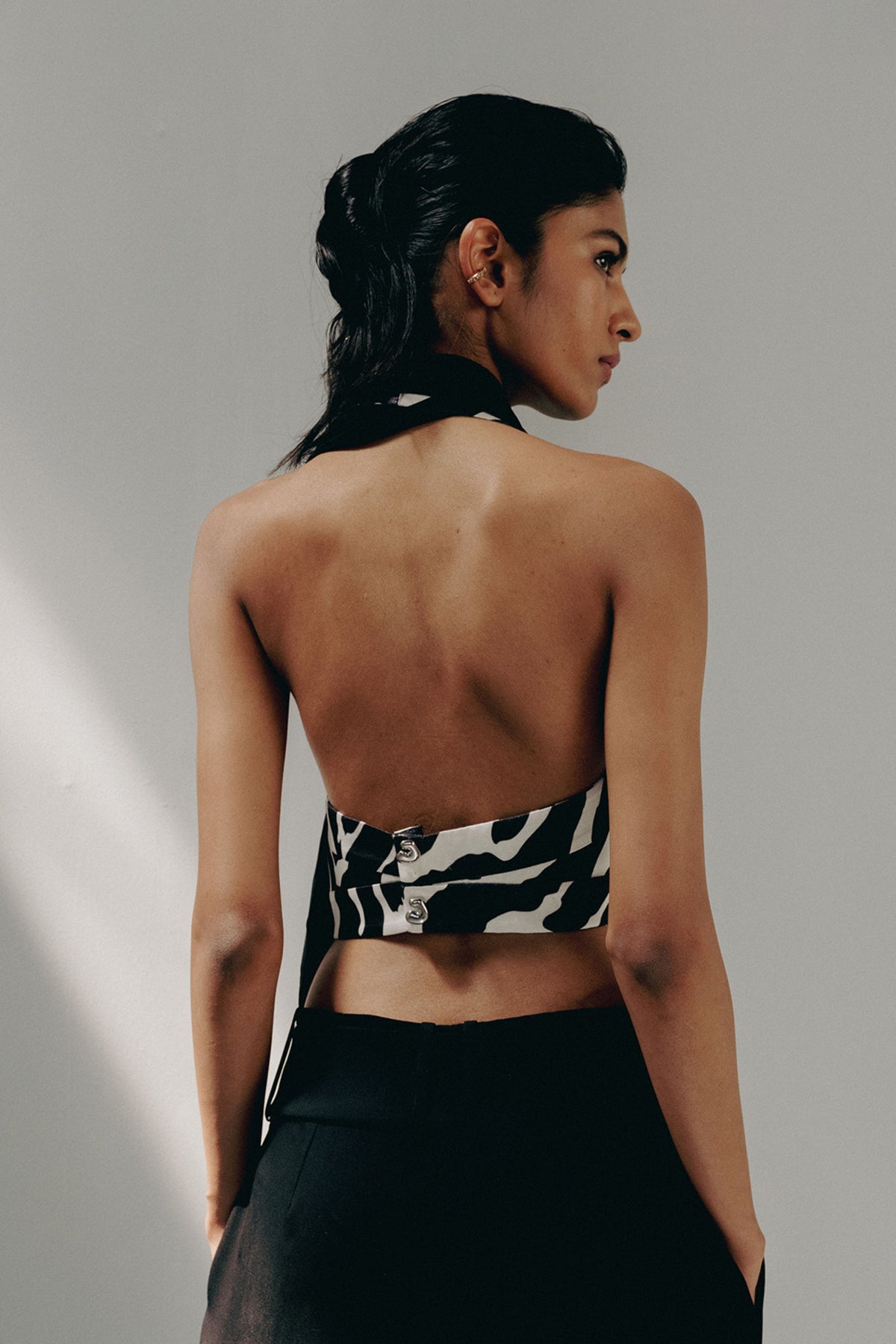 Zebra Scarf Waistcoat