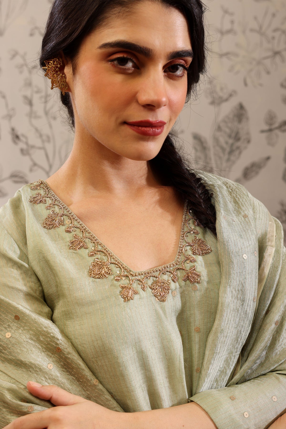 Padmini Green Kurta Set