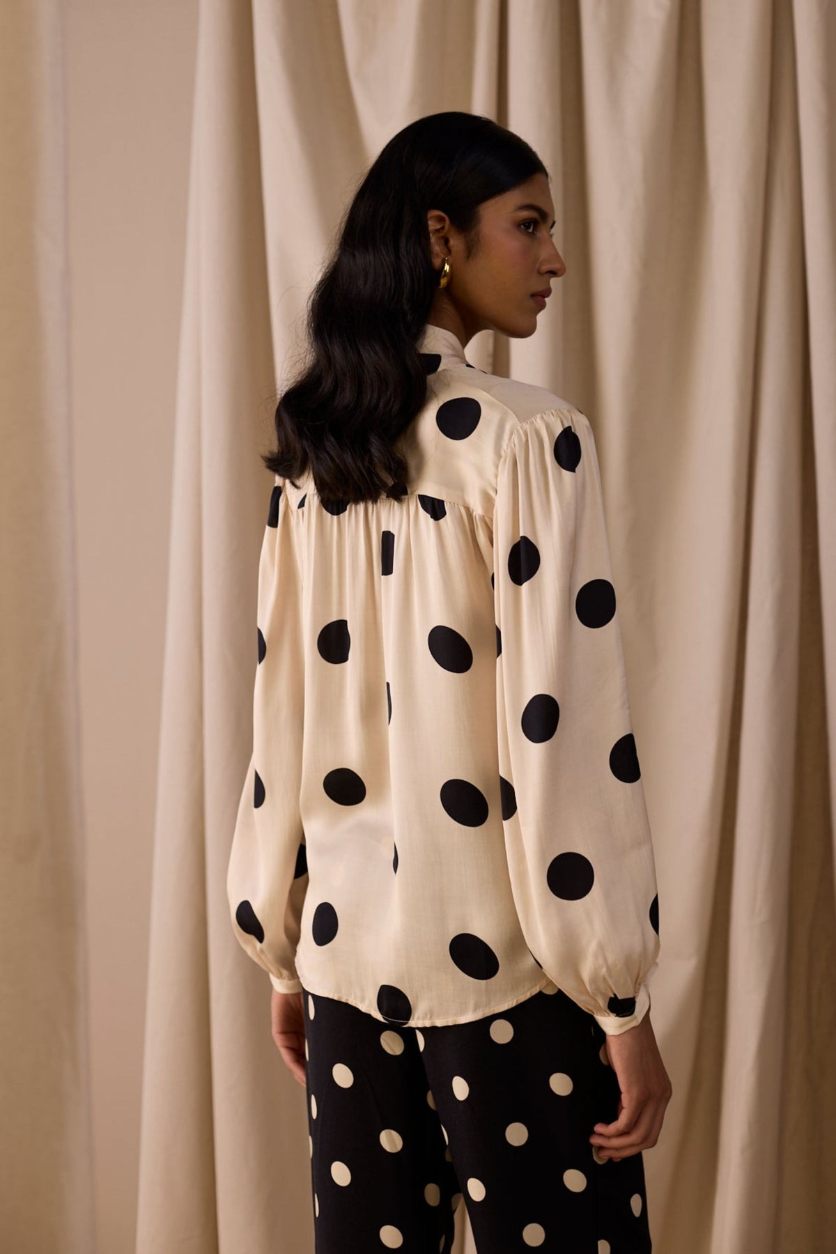 Cream Elegance Top