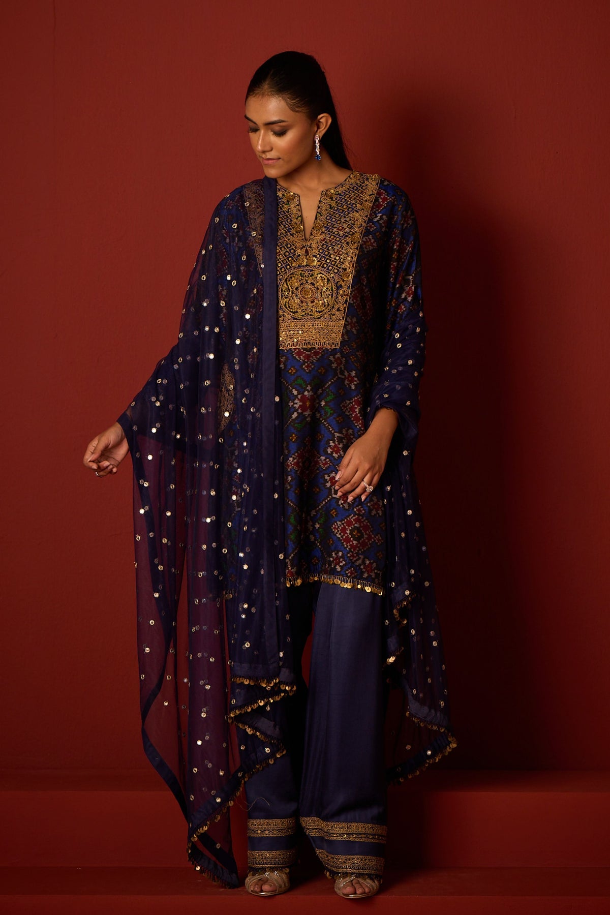 Patola Kurta With Marodi