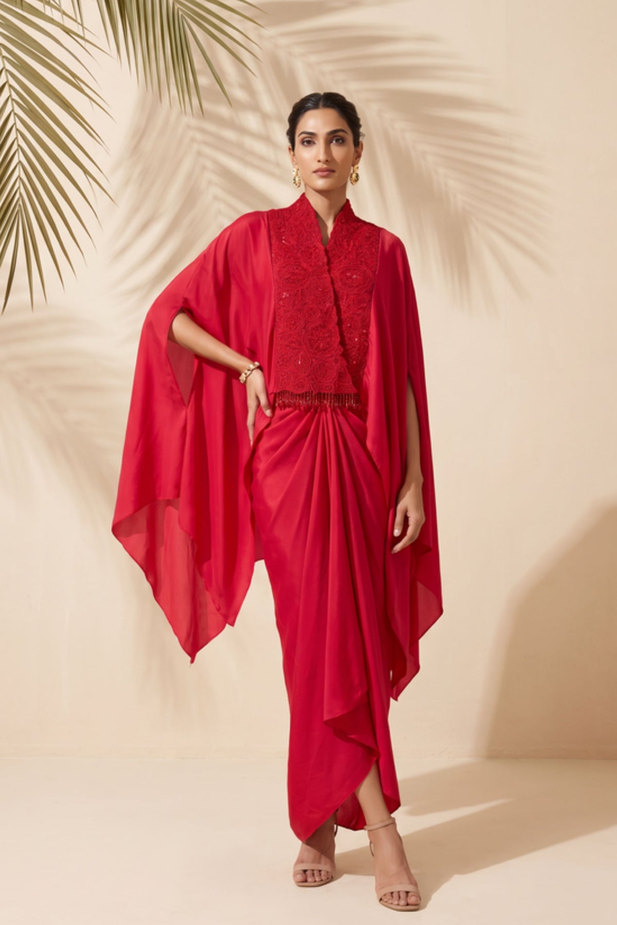 Maribel Kaftan Skirt Set