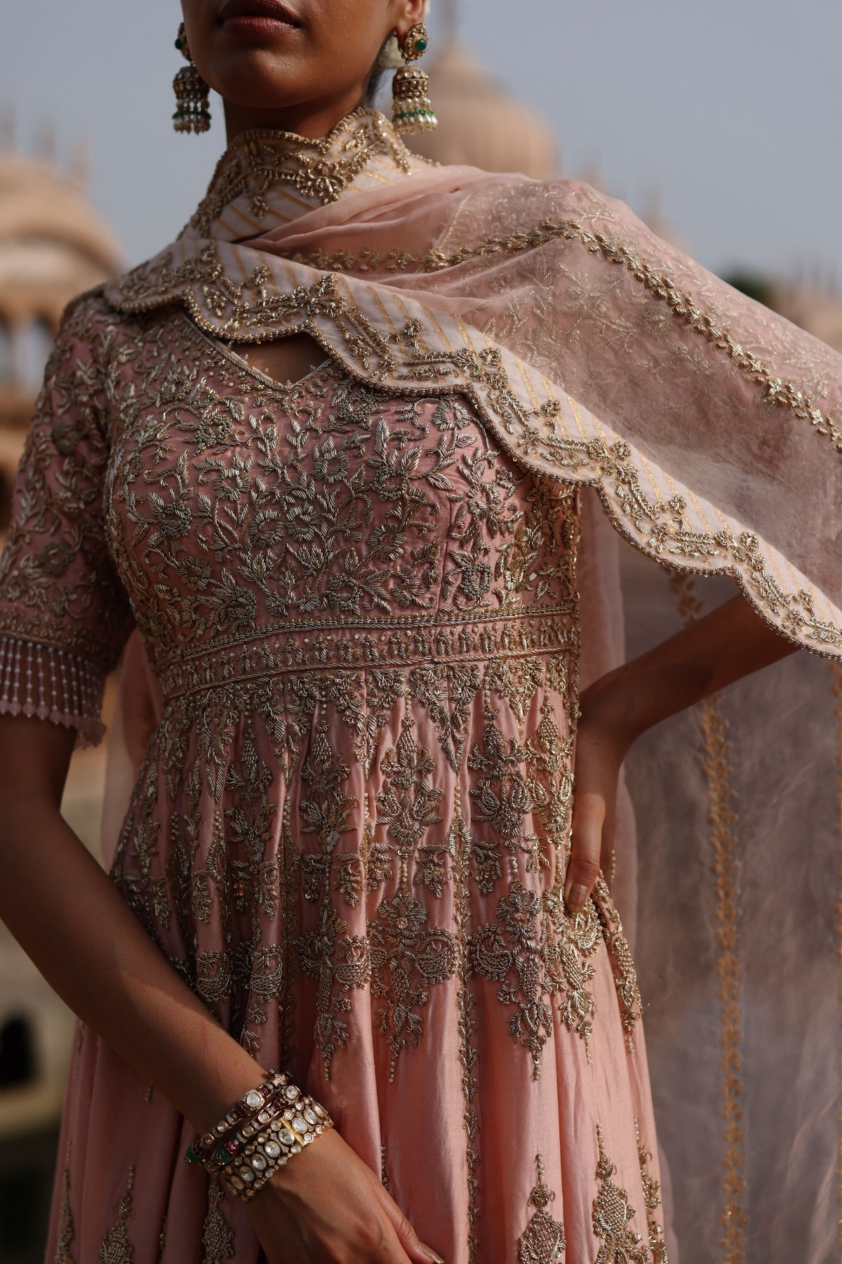 Mahrosh Pink Anarkali Set