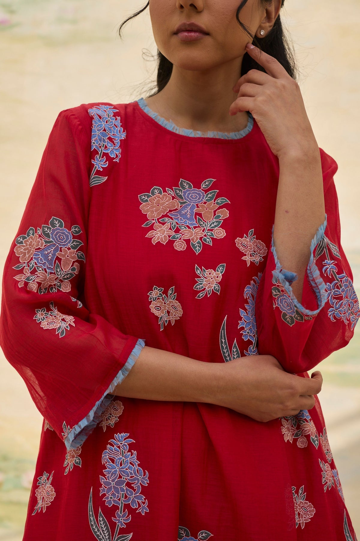 Scarlet Kurta Set