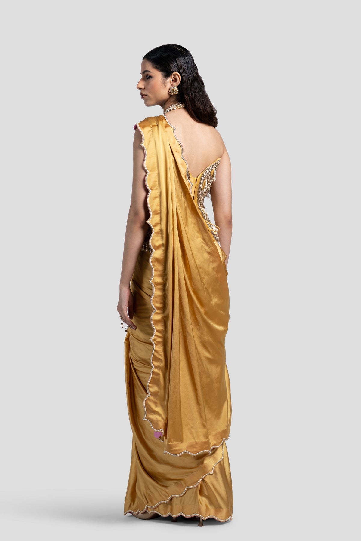 Meherjaan Corset With Saree