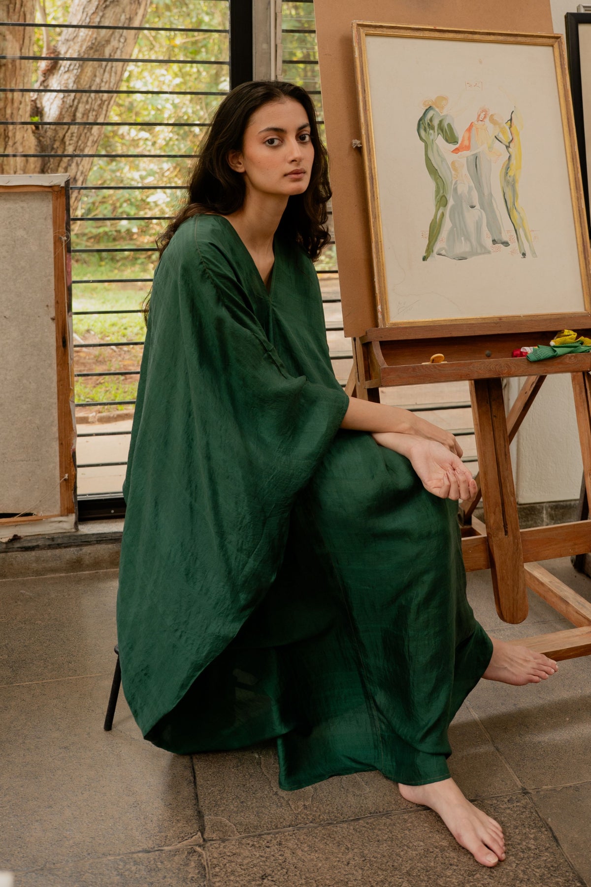 Forest Green Pondy Kaftan